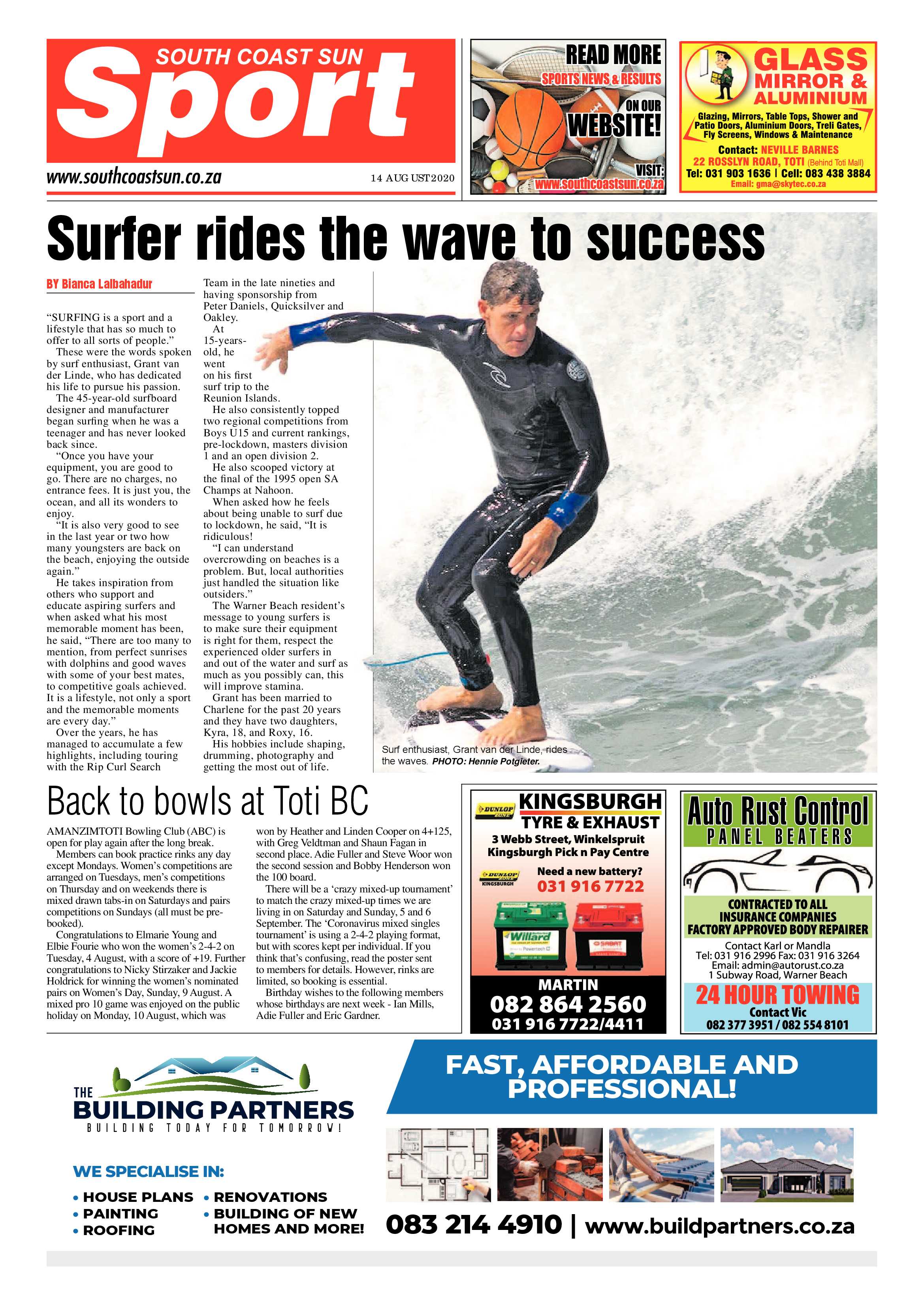South Coast Sun 14 August 2020 page 12