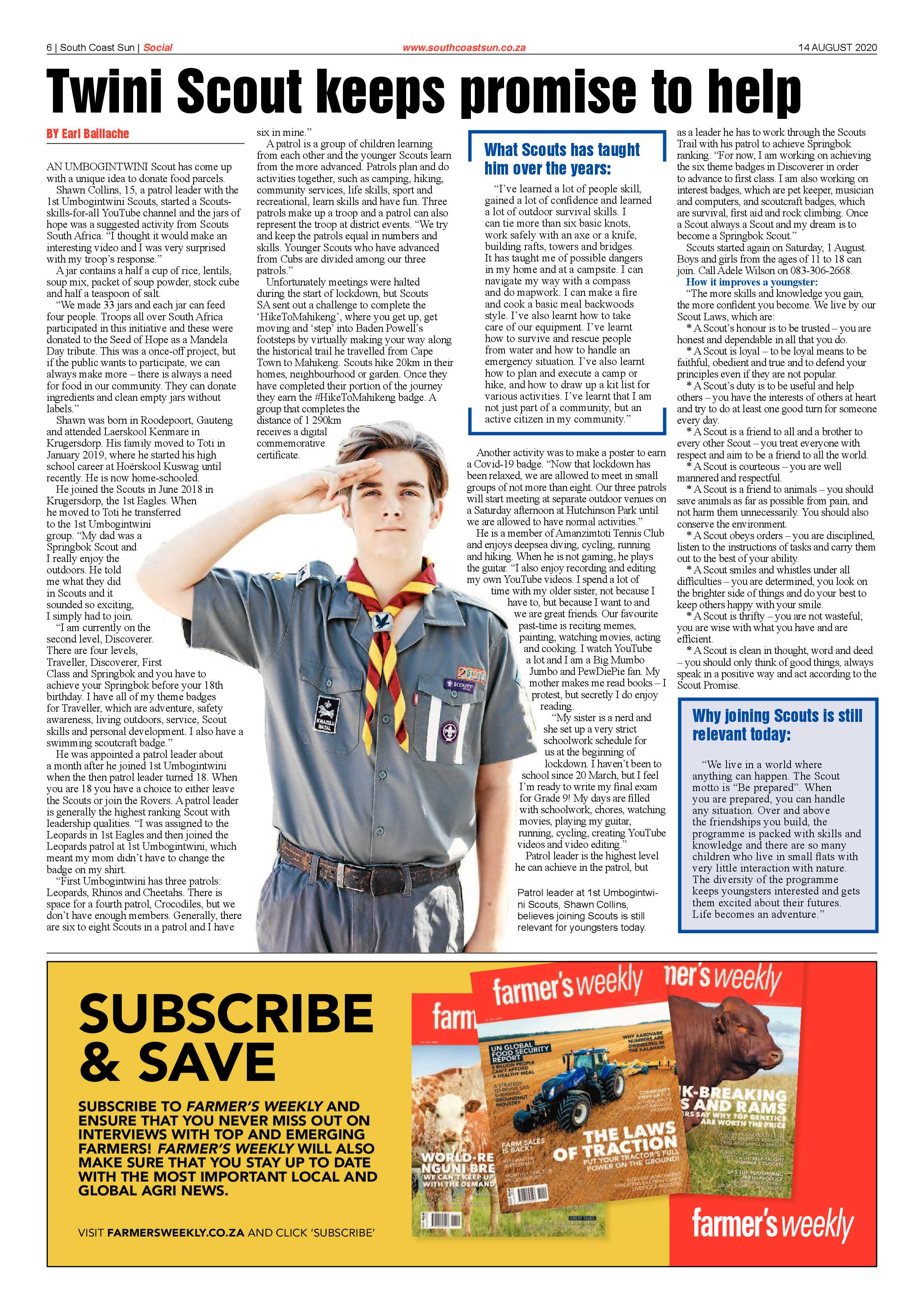 South Coast Sun 14 August 2020 page 6