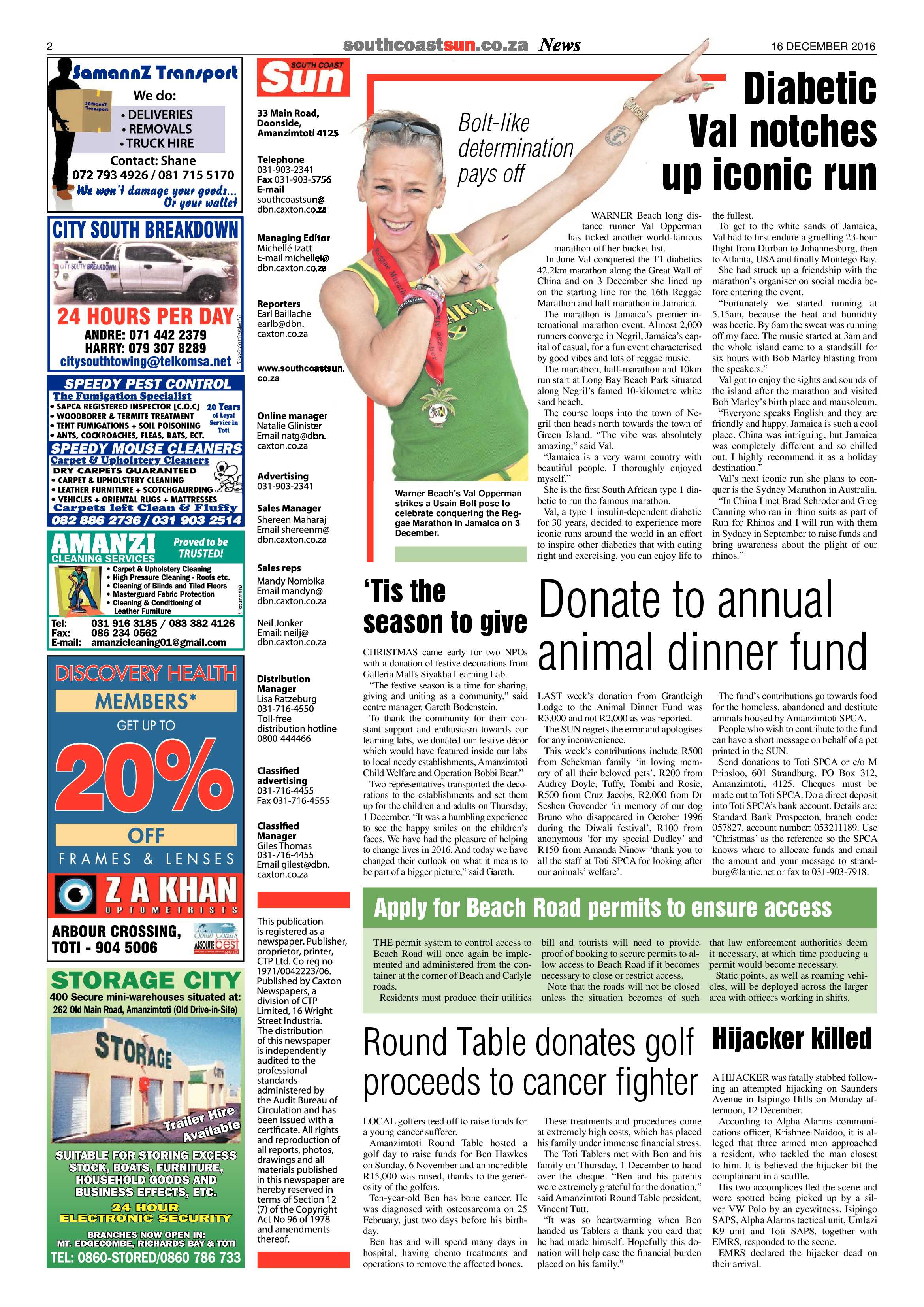 16 December 2016 page 2