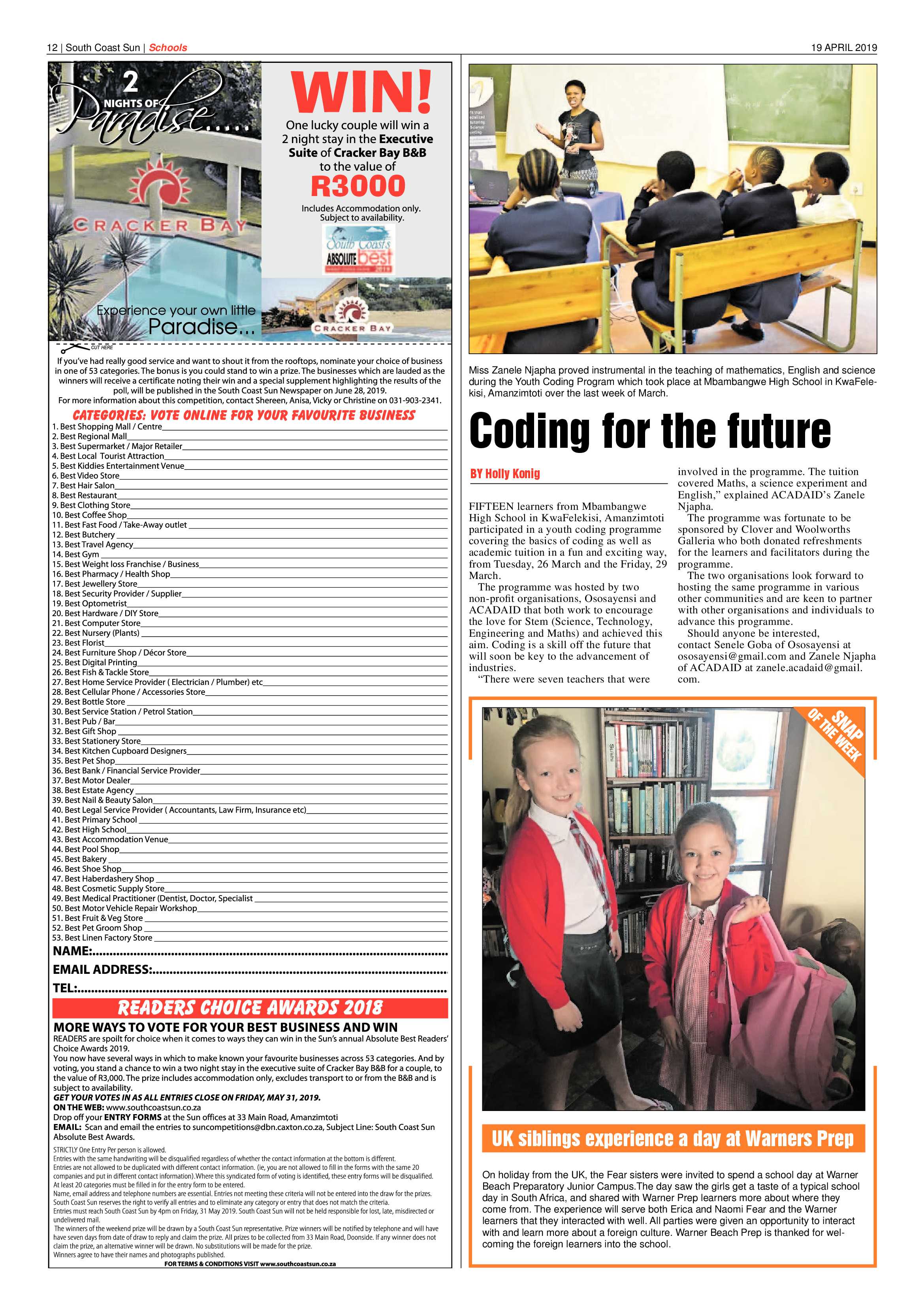 19 April 2019 page 12