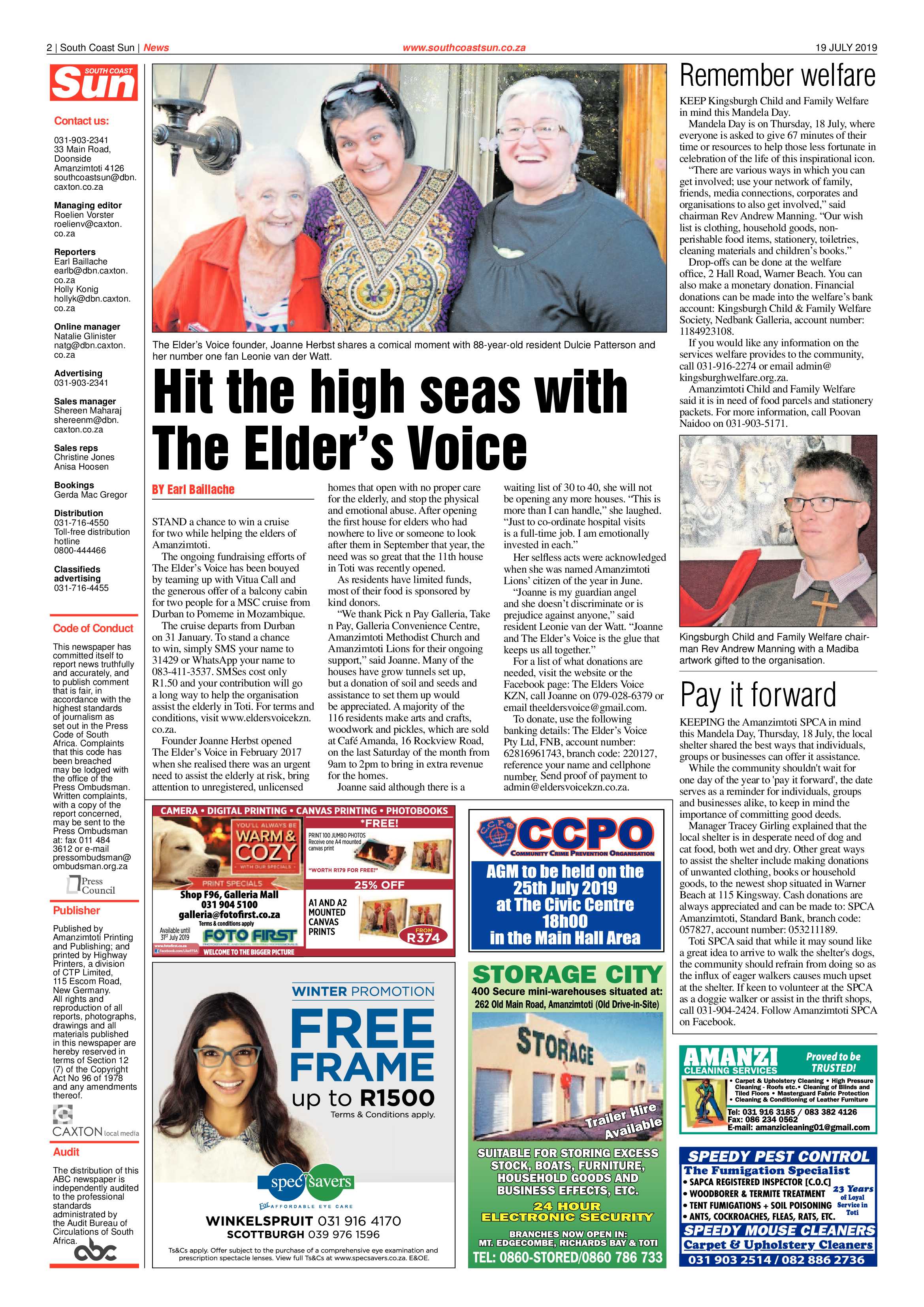 19 July 2019 page 2