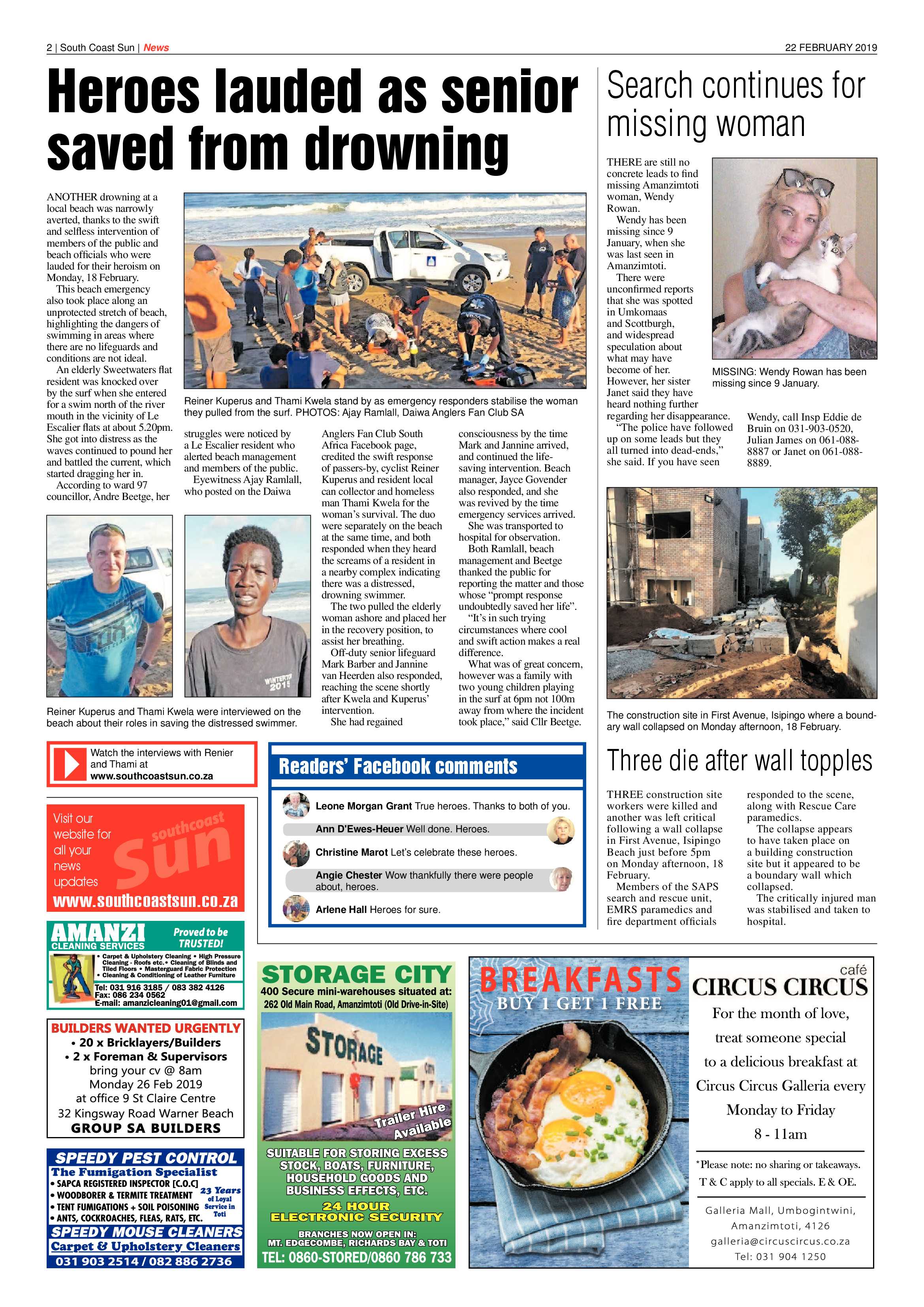 22 February 2019 page 2