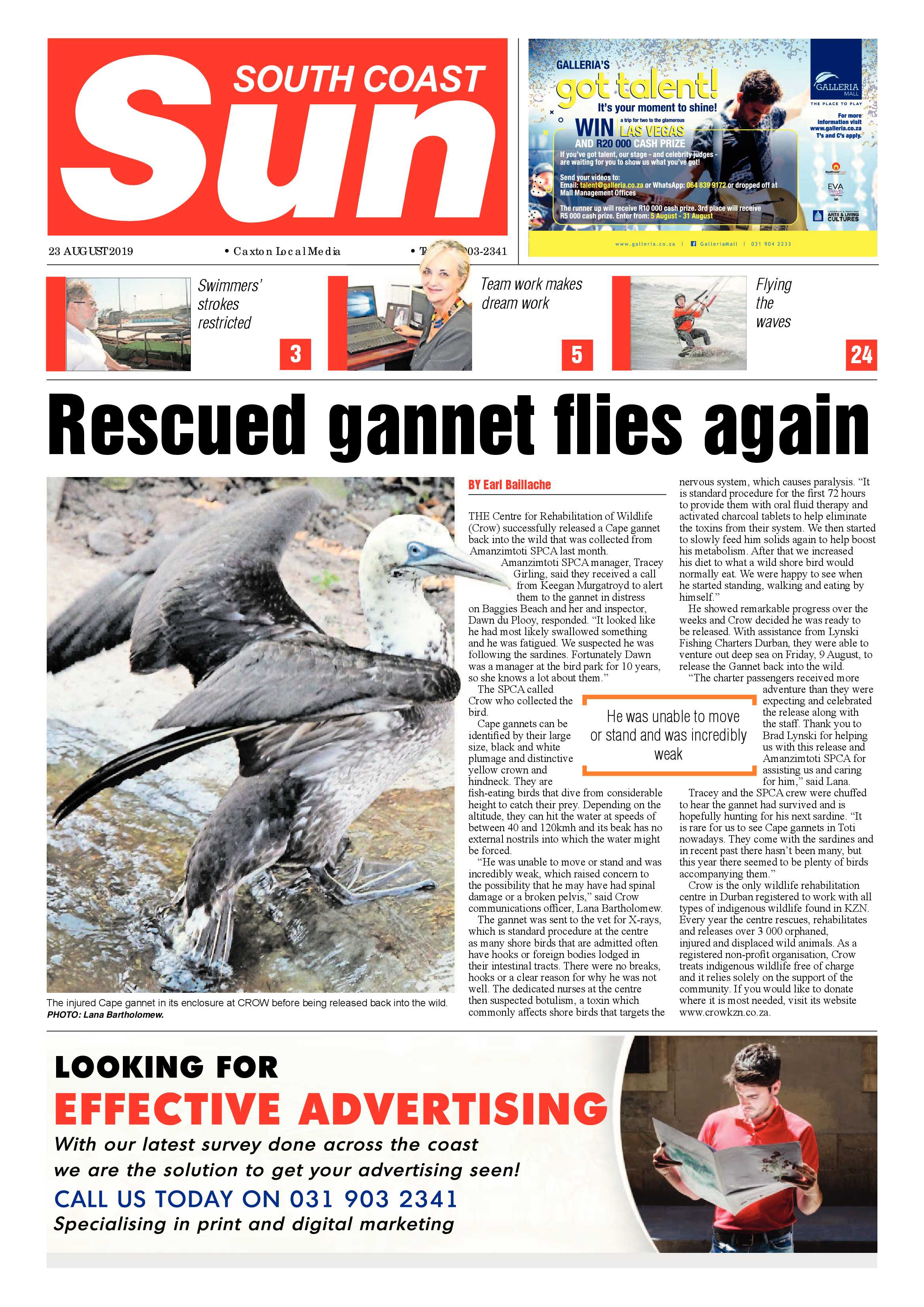 23 August 2019 page 1