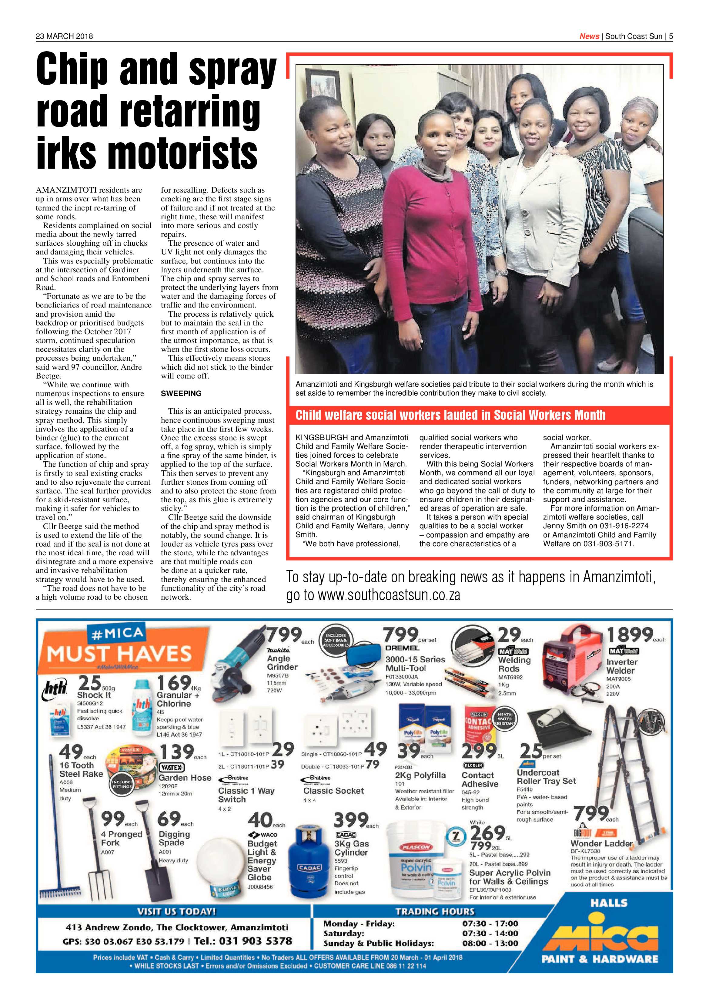23 March 2018 page 5