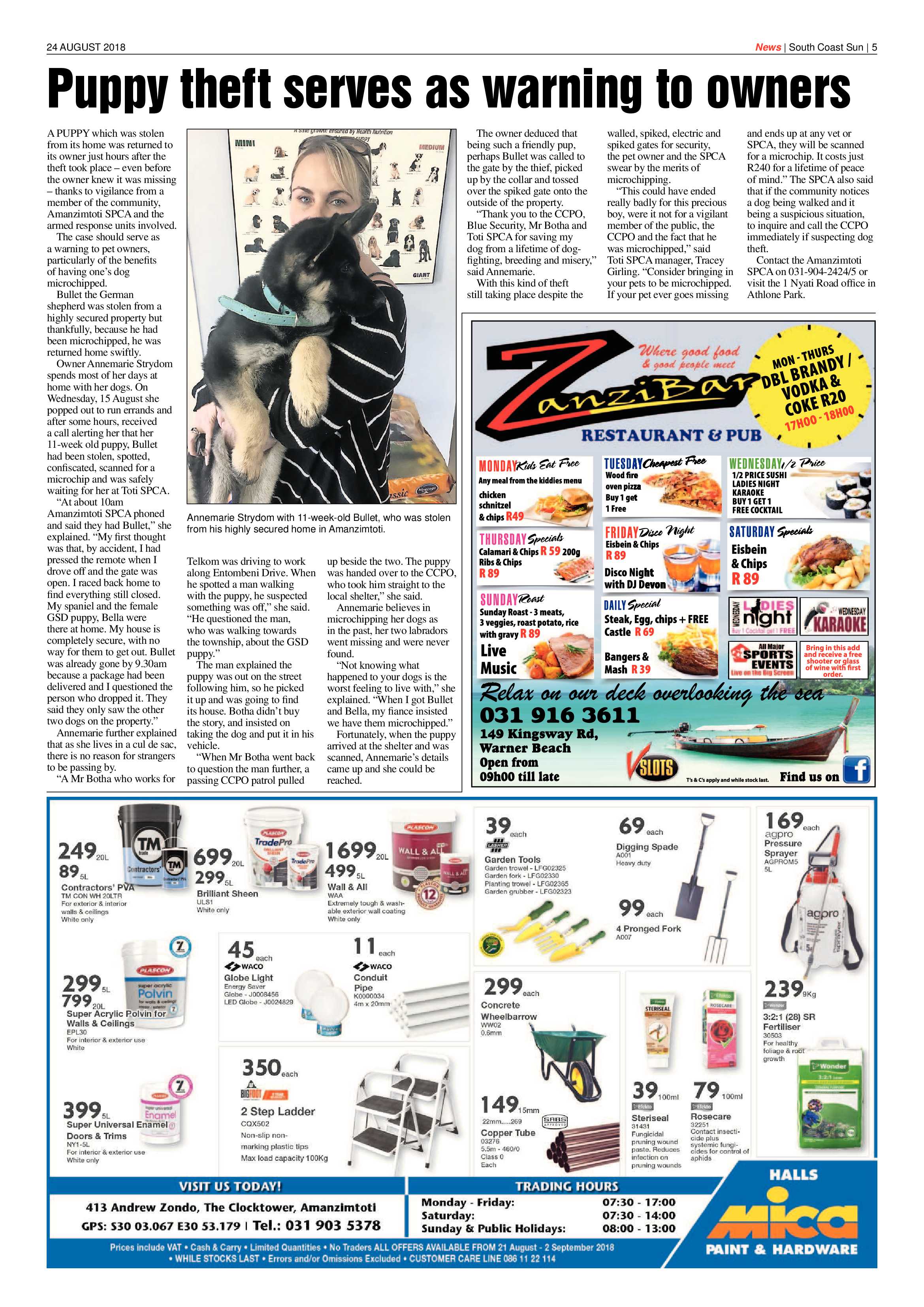 24 August 2018 page 5