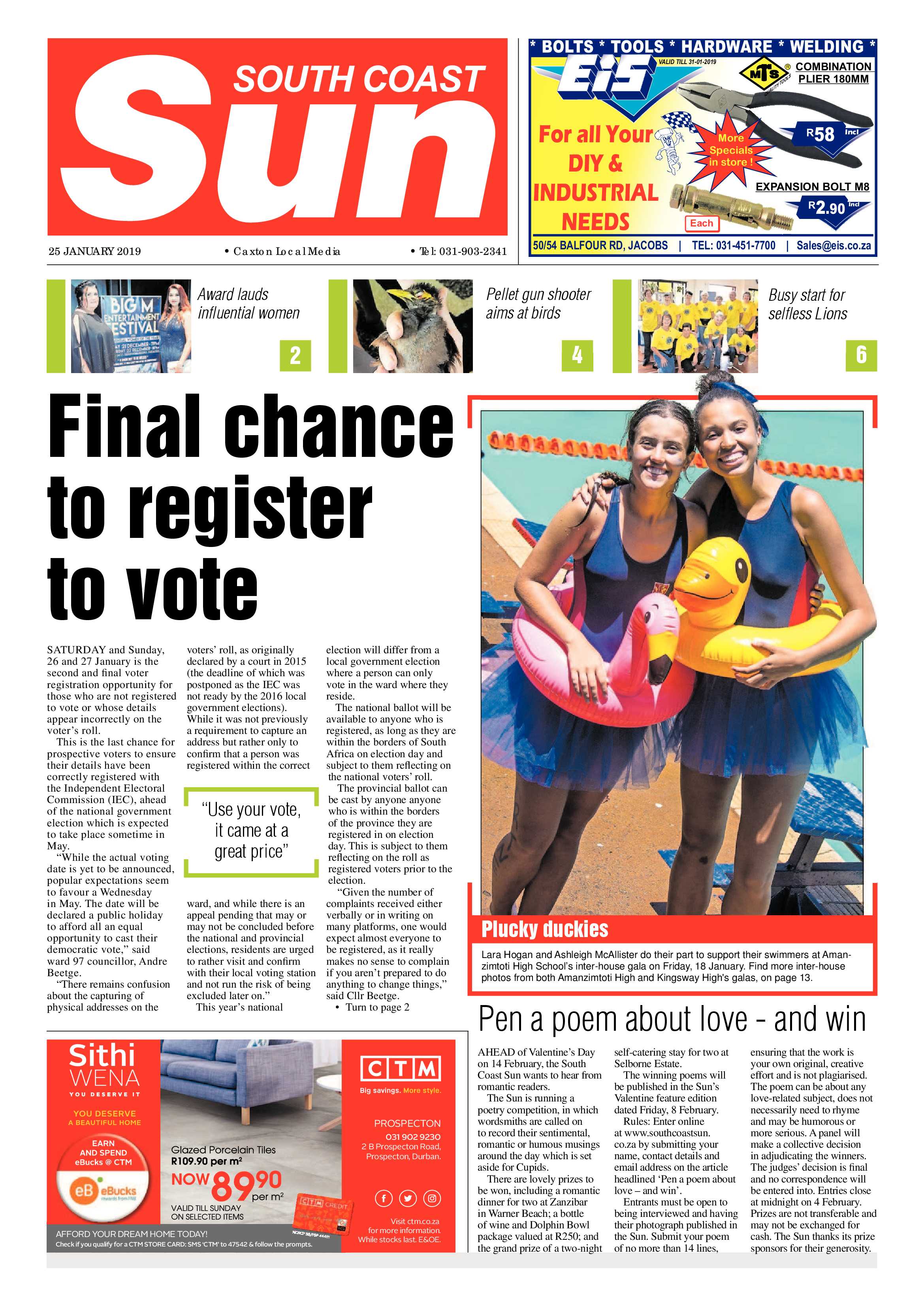 25 January 2019 page 1