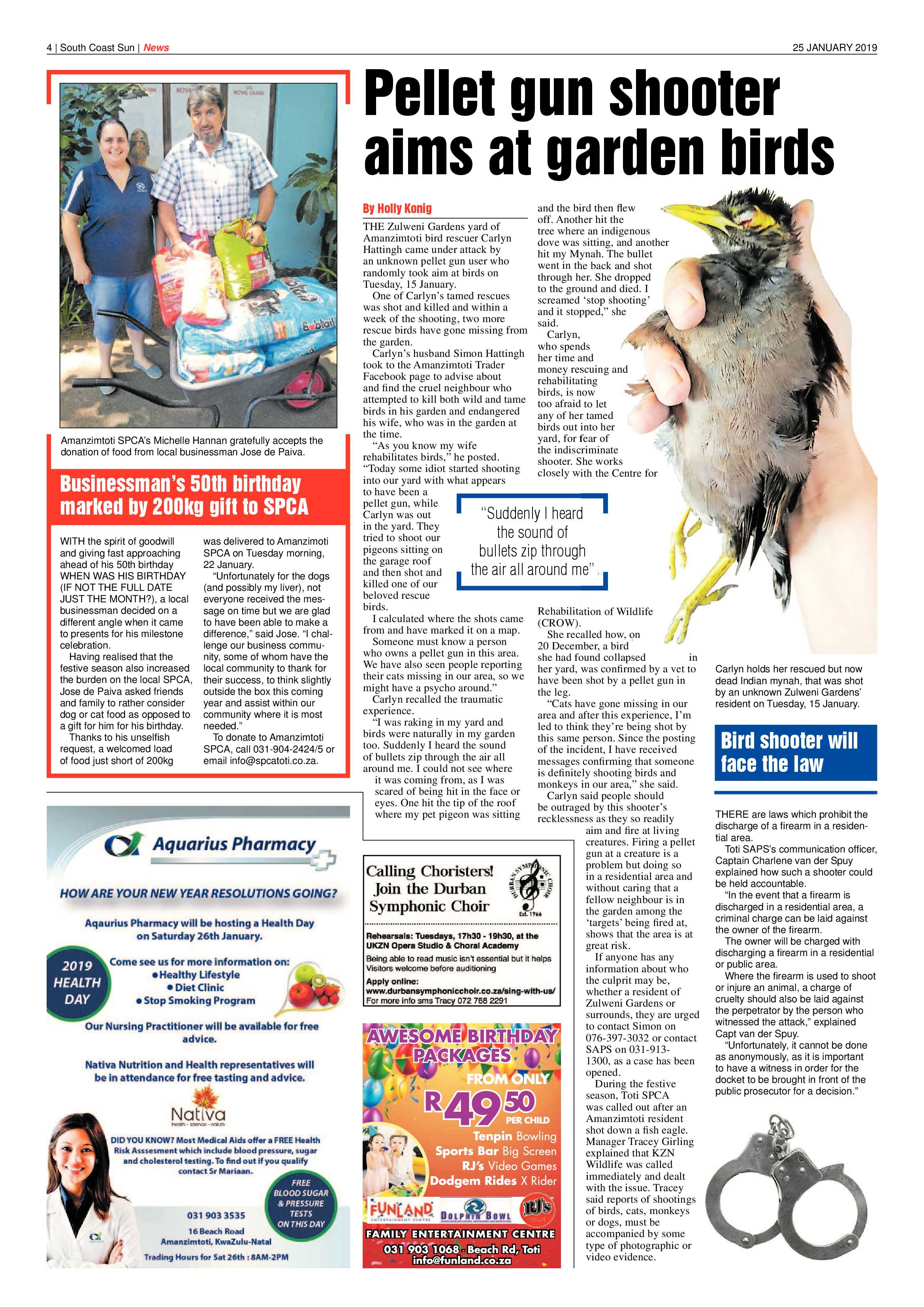 25 January 2019 page 4
