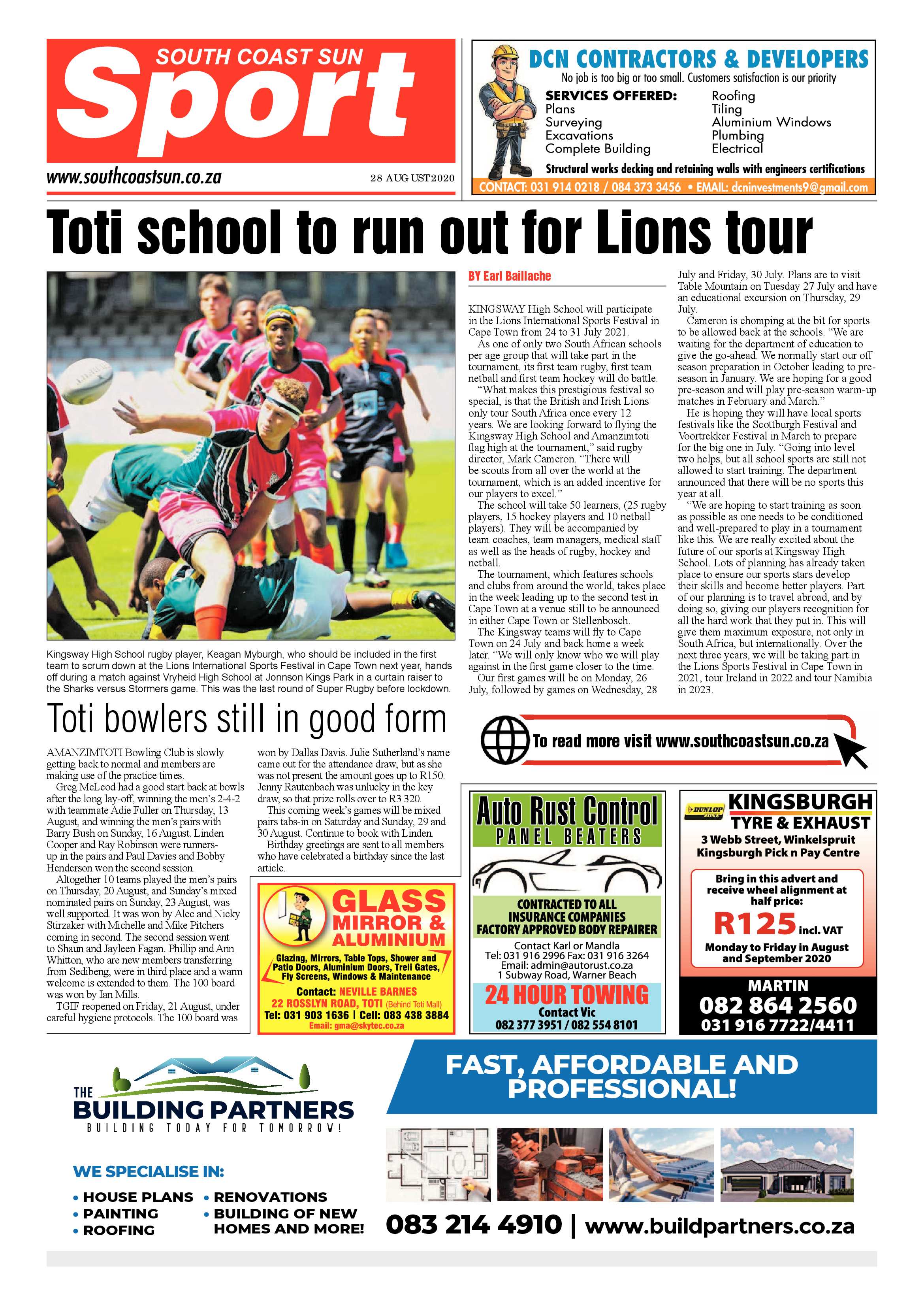 South Coast Sun 28 August 2020 page 12