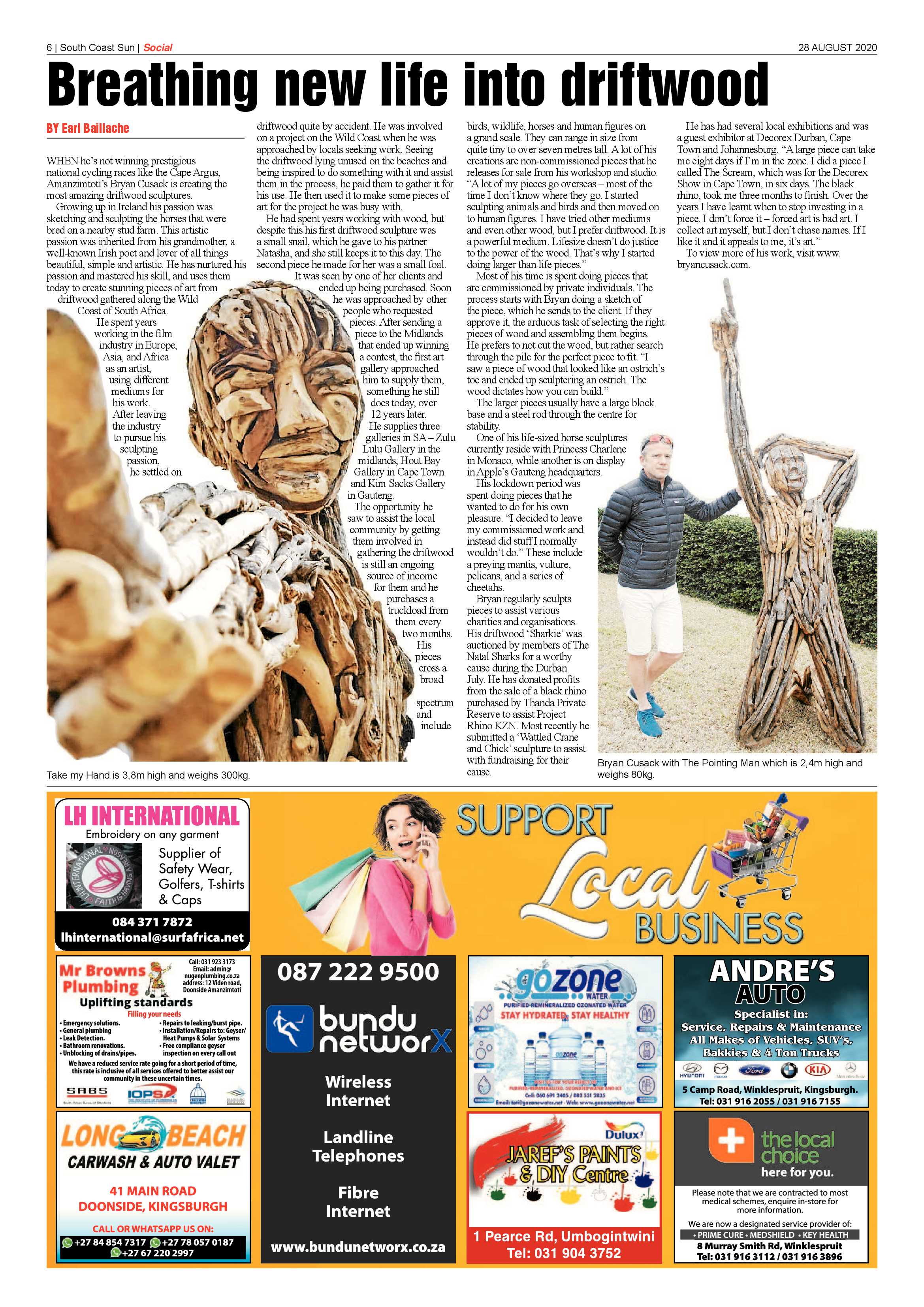 South Coast Sun 28 August 2020 page 6