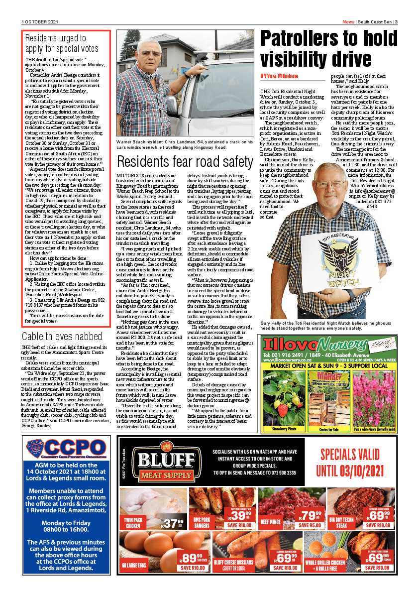 South Coast Sun 01 October 2021 page 3
