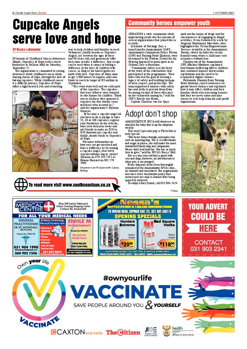 South Coast Sun 01 October 2021 page 6