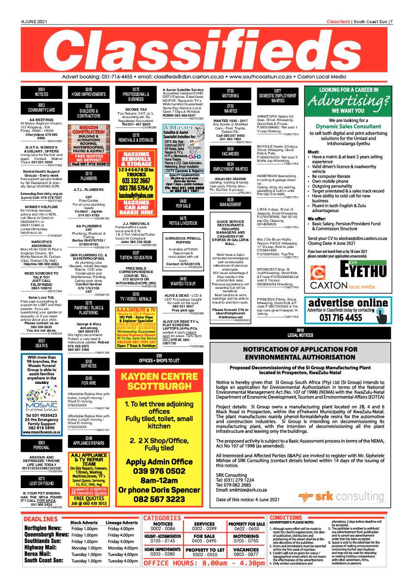 South Coast Sun 04 June 2021 page 7