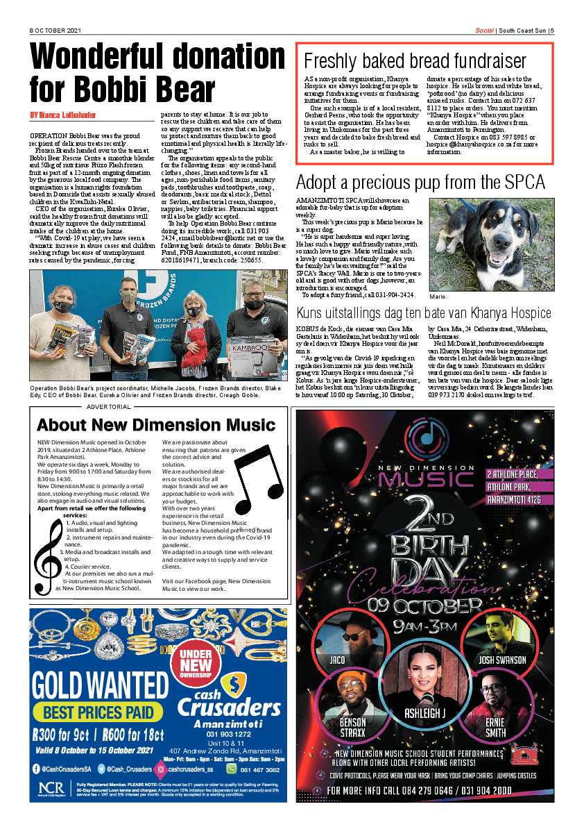 South Coast Sun 08 October 2021 page 5