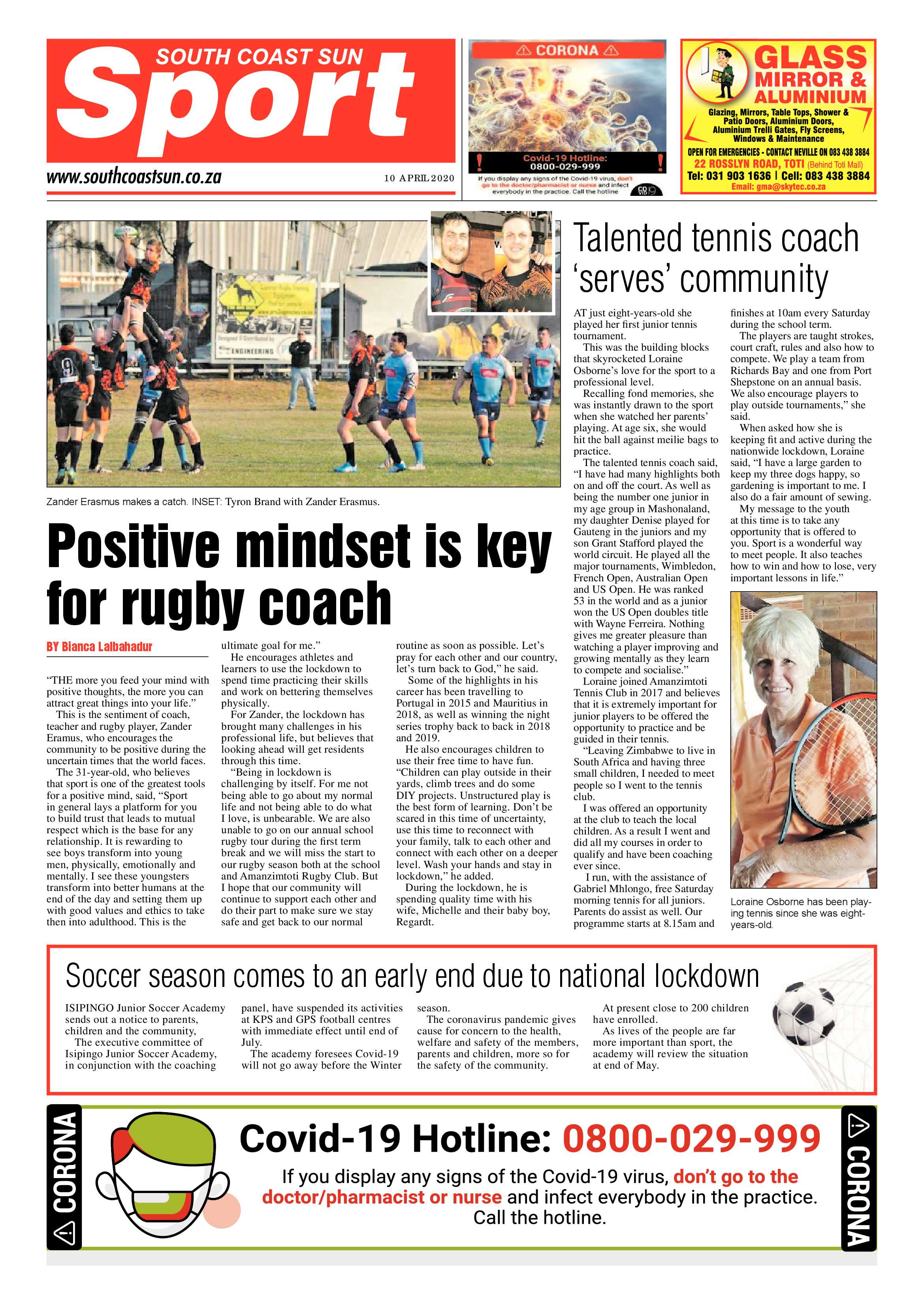 South Coast Sun 10 April 2020 page 12