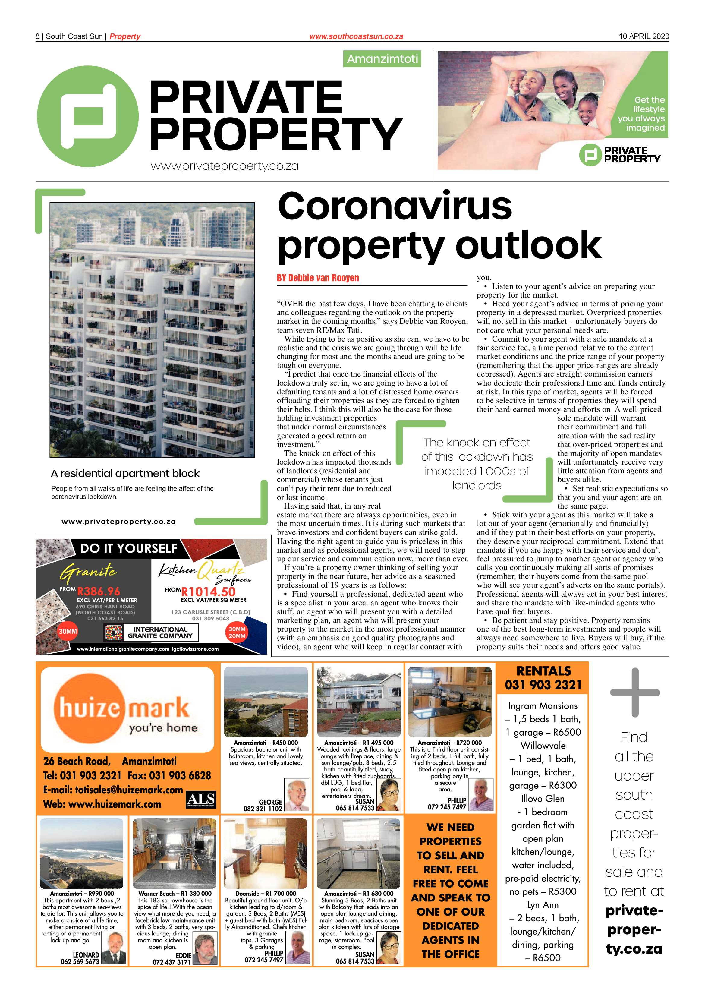 South Coast Sun 10 April 2020 page 8