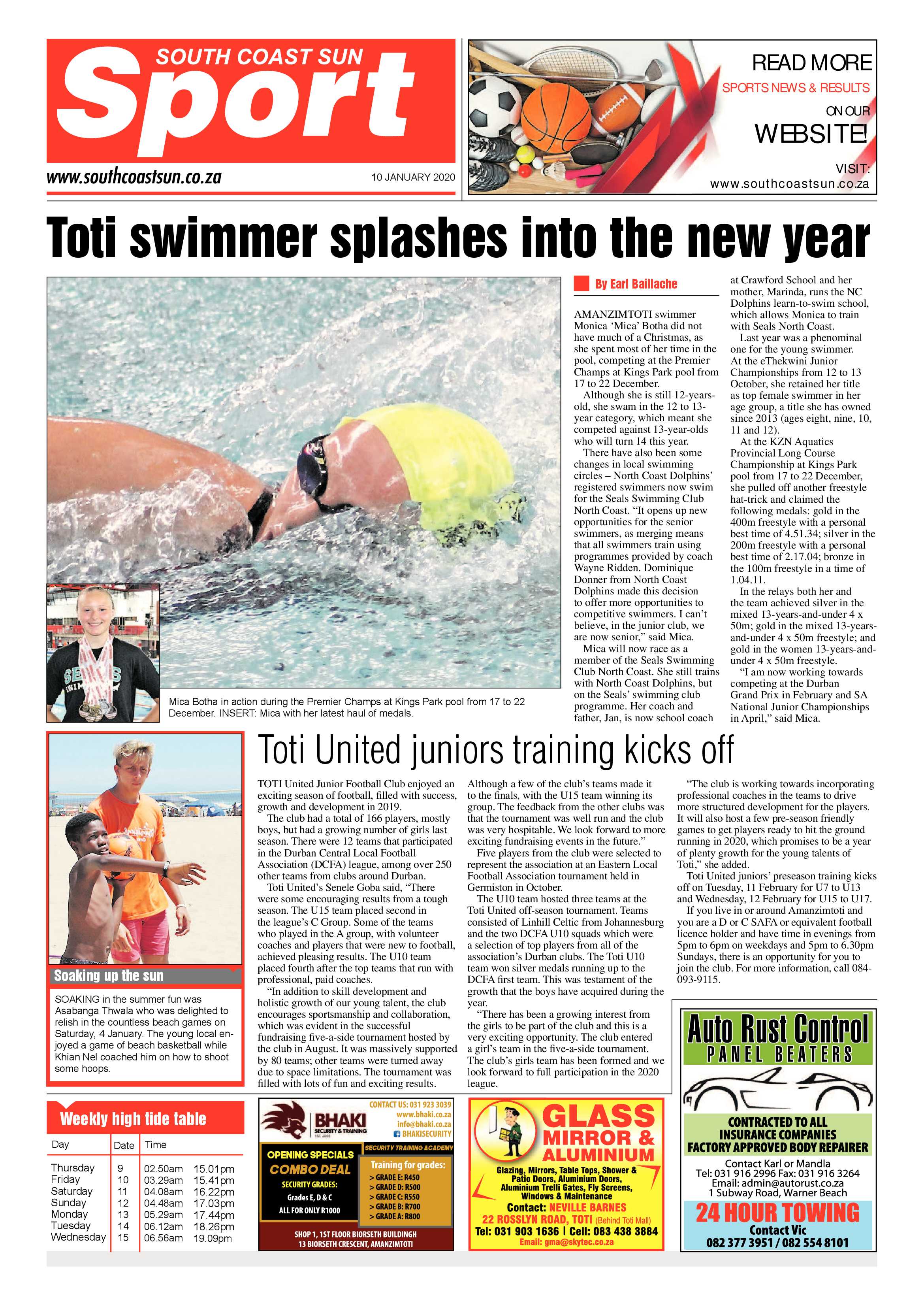 South Coast Sun 10 January 2020 page 16