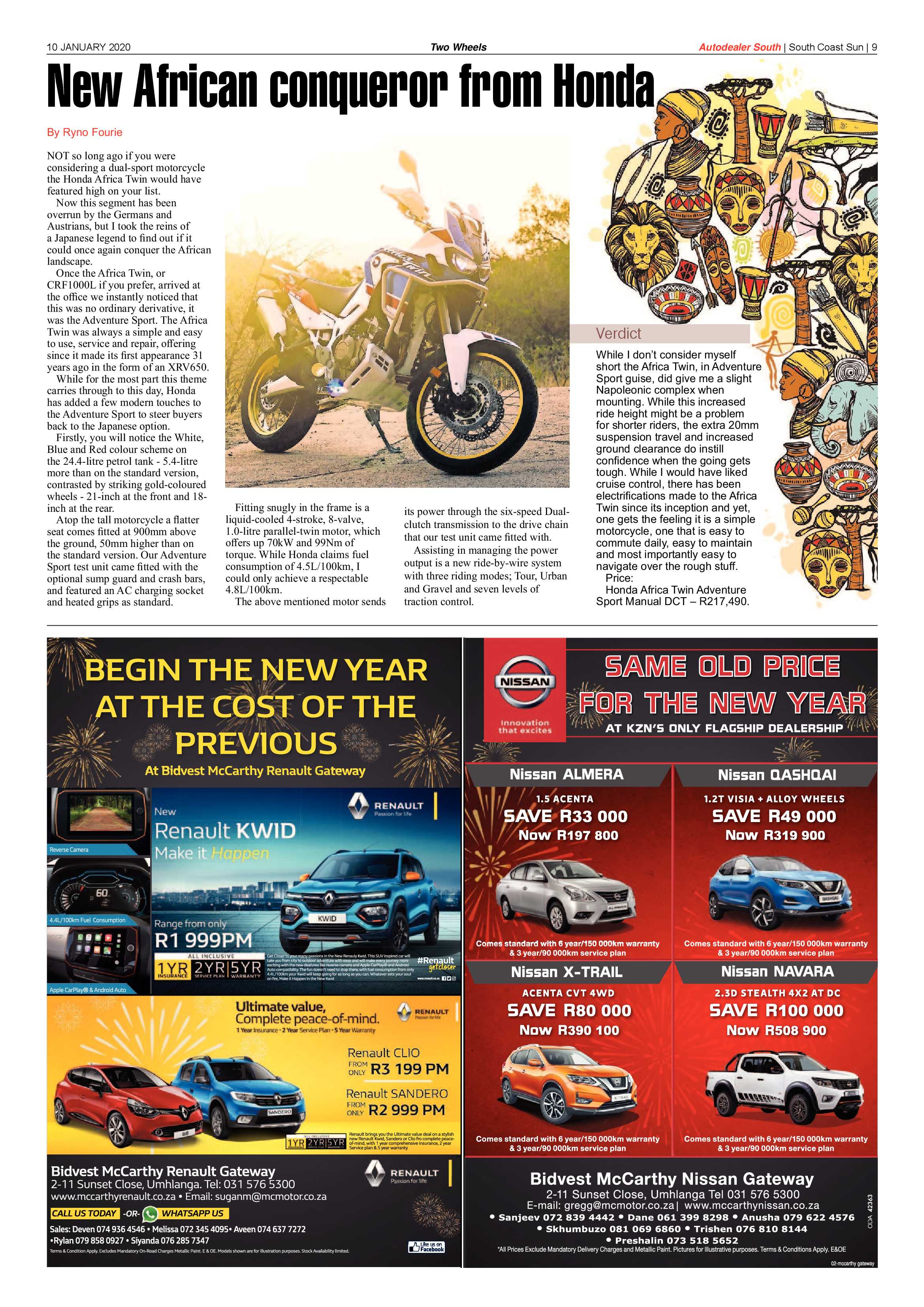 South Coast Sun 10 January 2020 page 9
