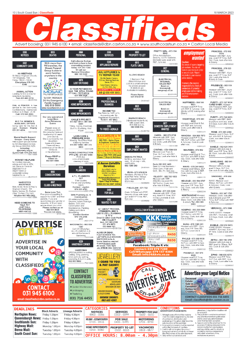 South Coast Sun 10 March 2023 page 10