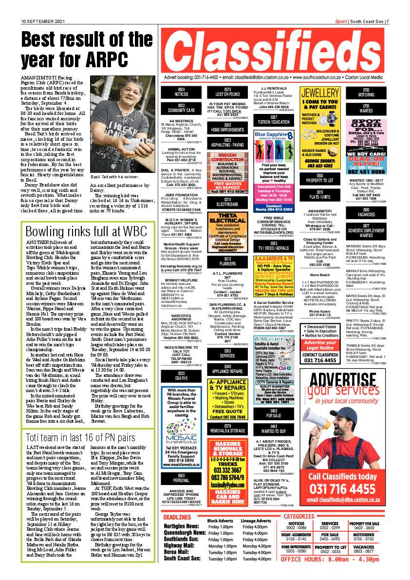 South Coast Sun 10 September 2021 page 7