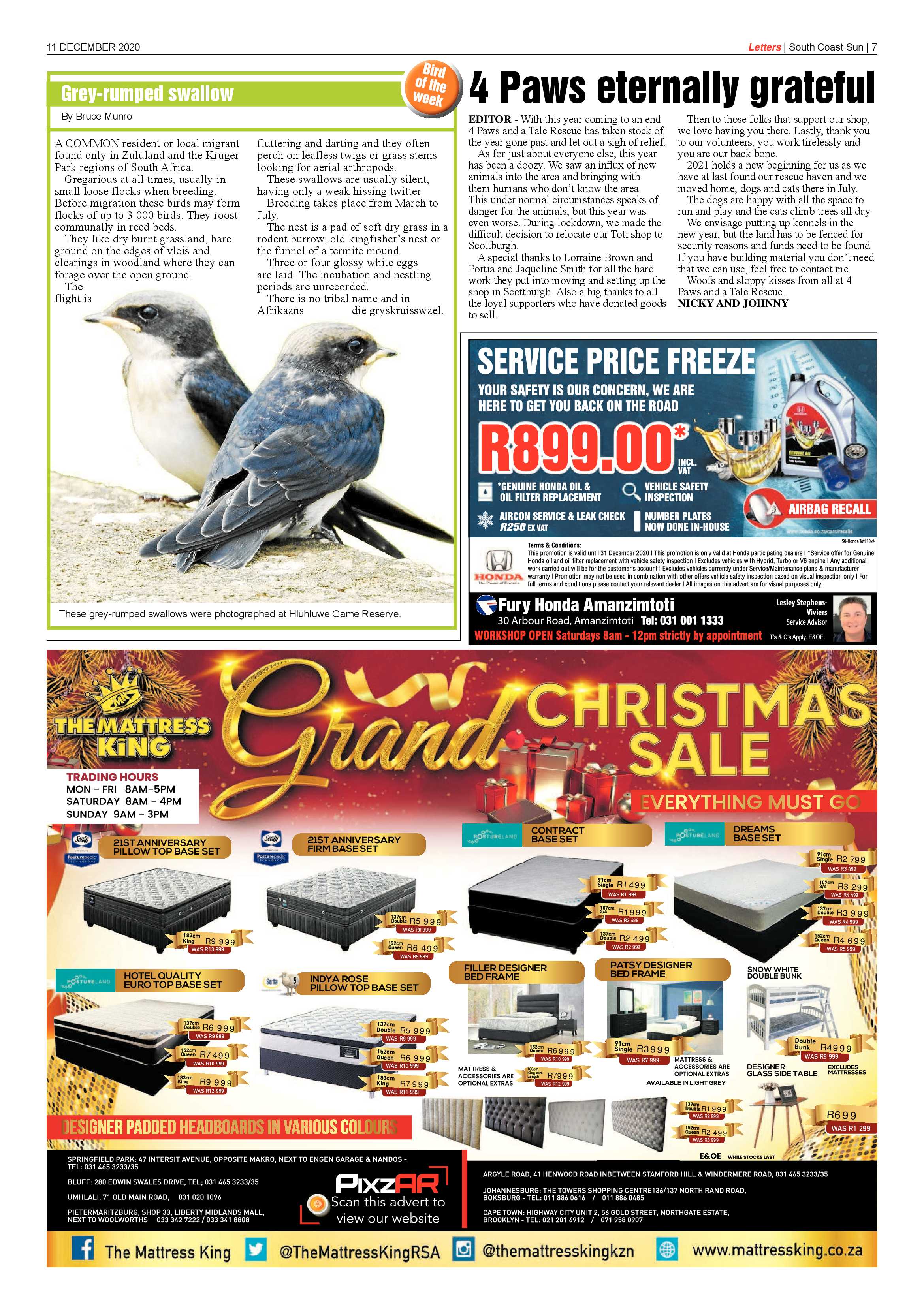 South Coast Sun 11 December 2020 page 7