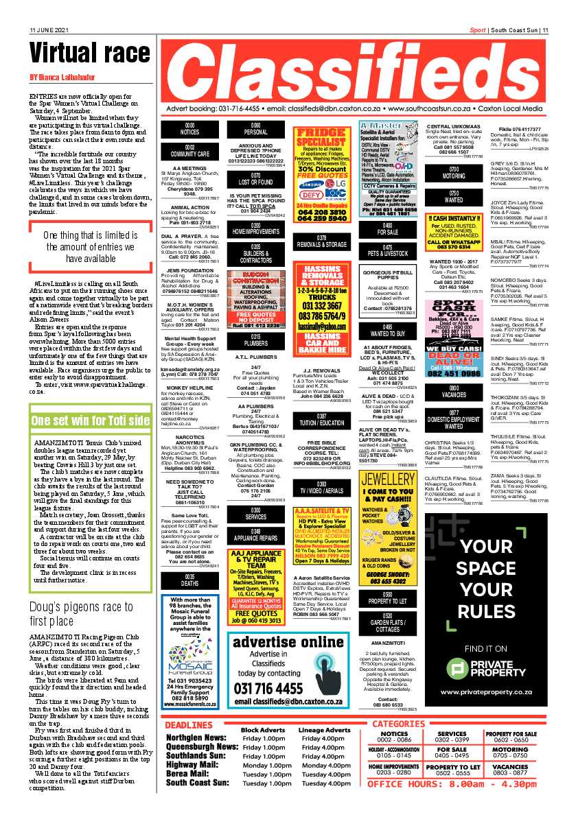 South Coast Sun 11 June 2021 page 11