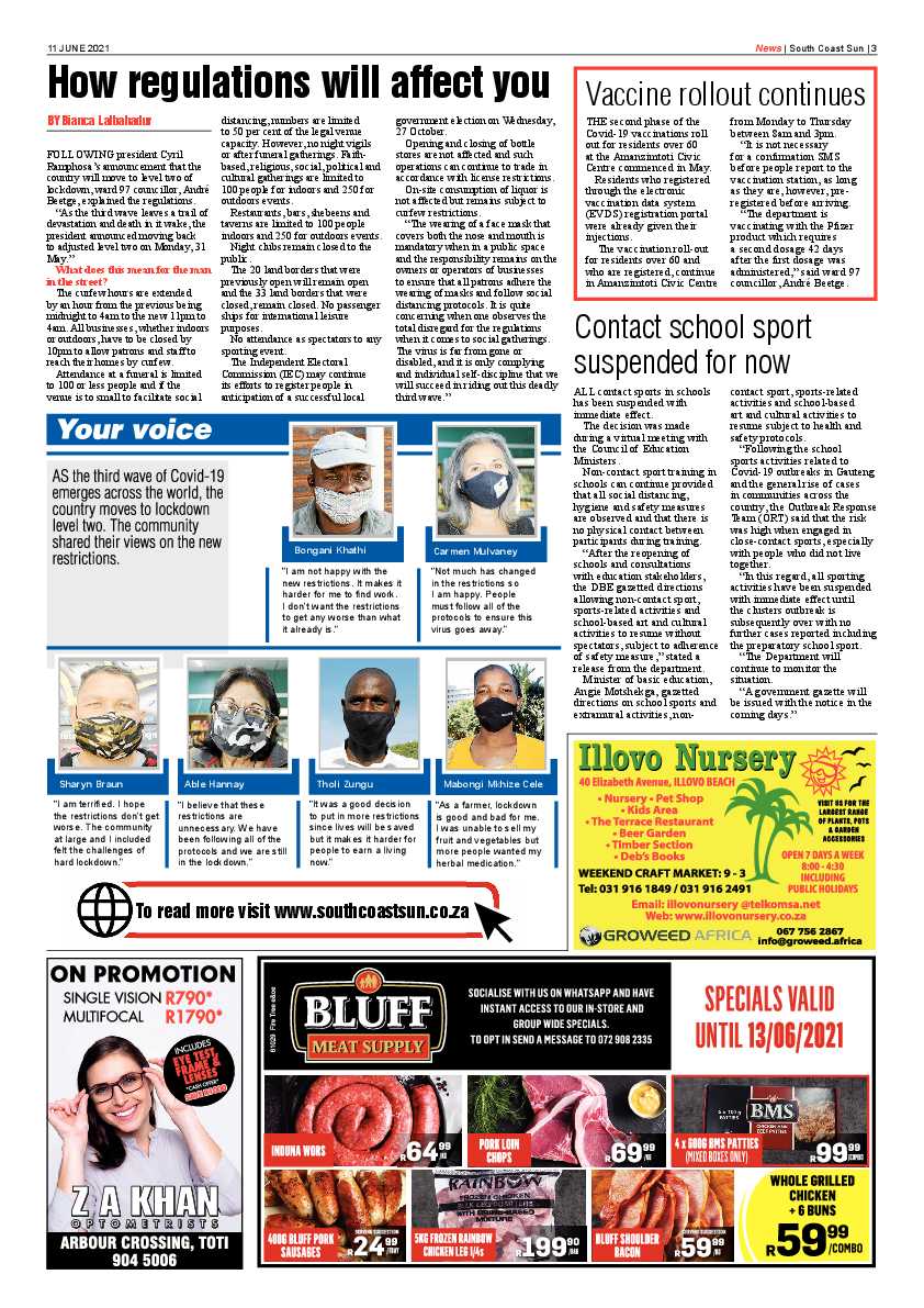 South Coast Sun 11 June 2021 page 3