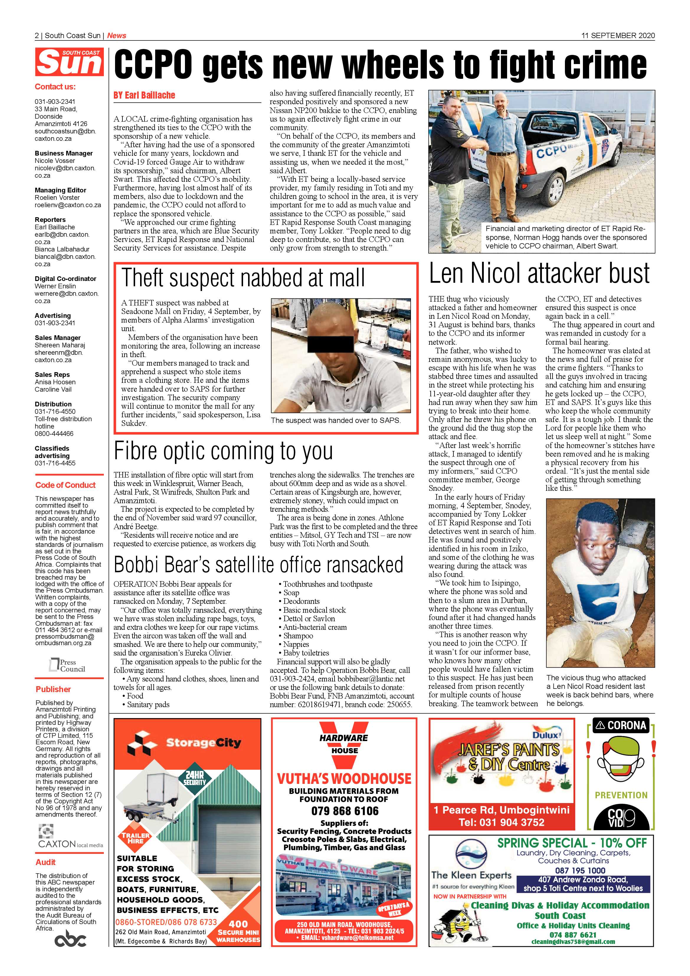 South Coast Sun 11 September 2020 page 2