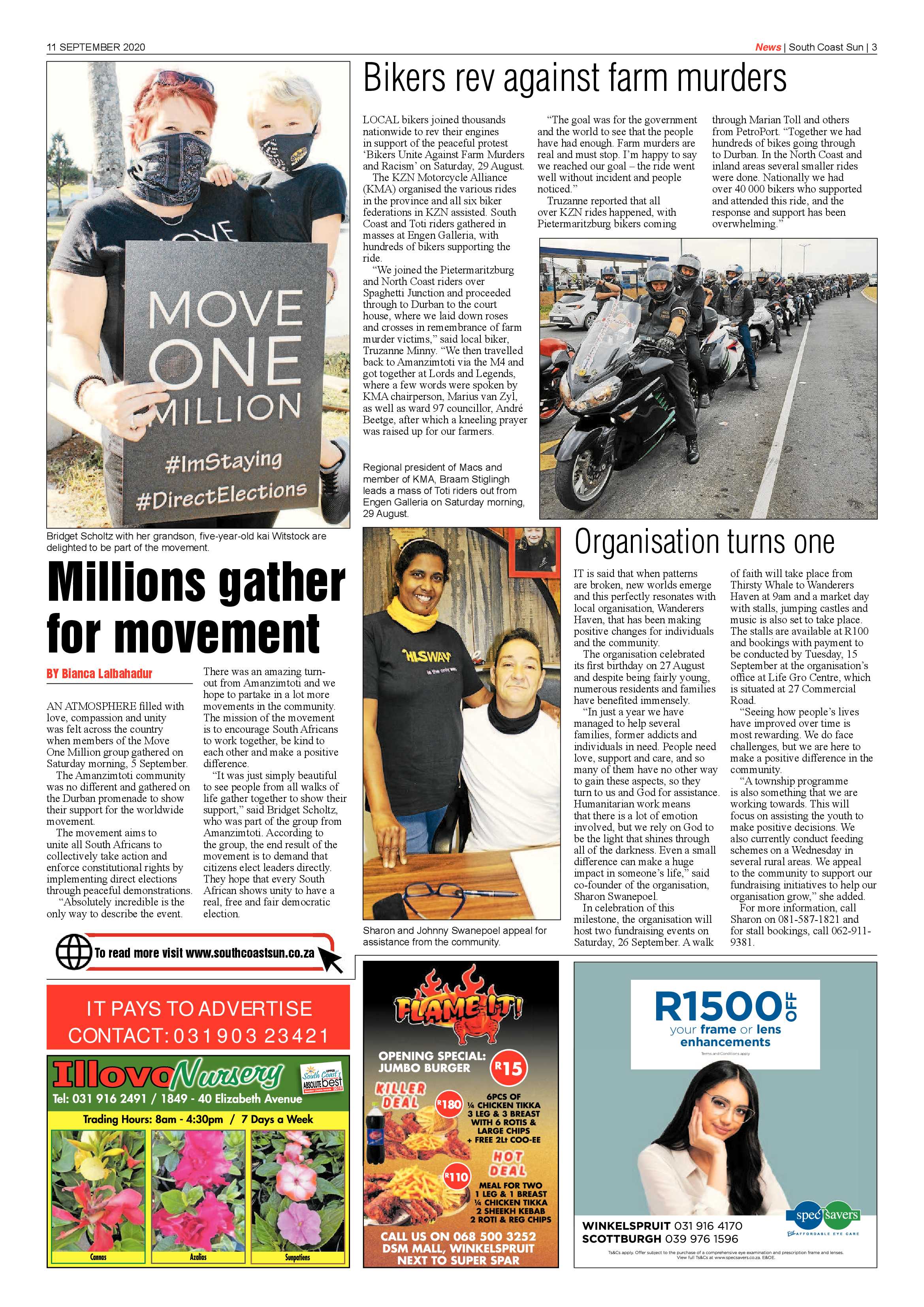 South Coast Sun 11 September 2020 page 3