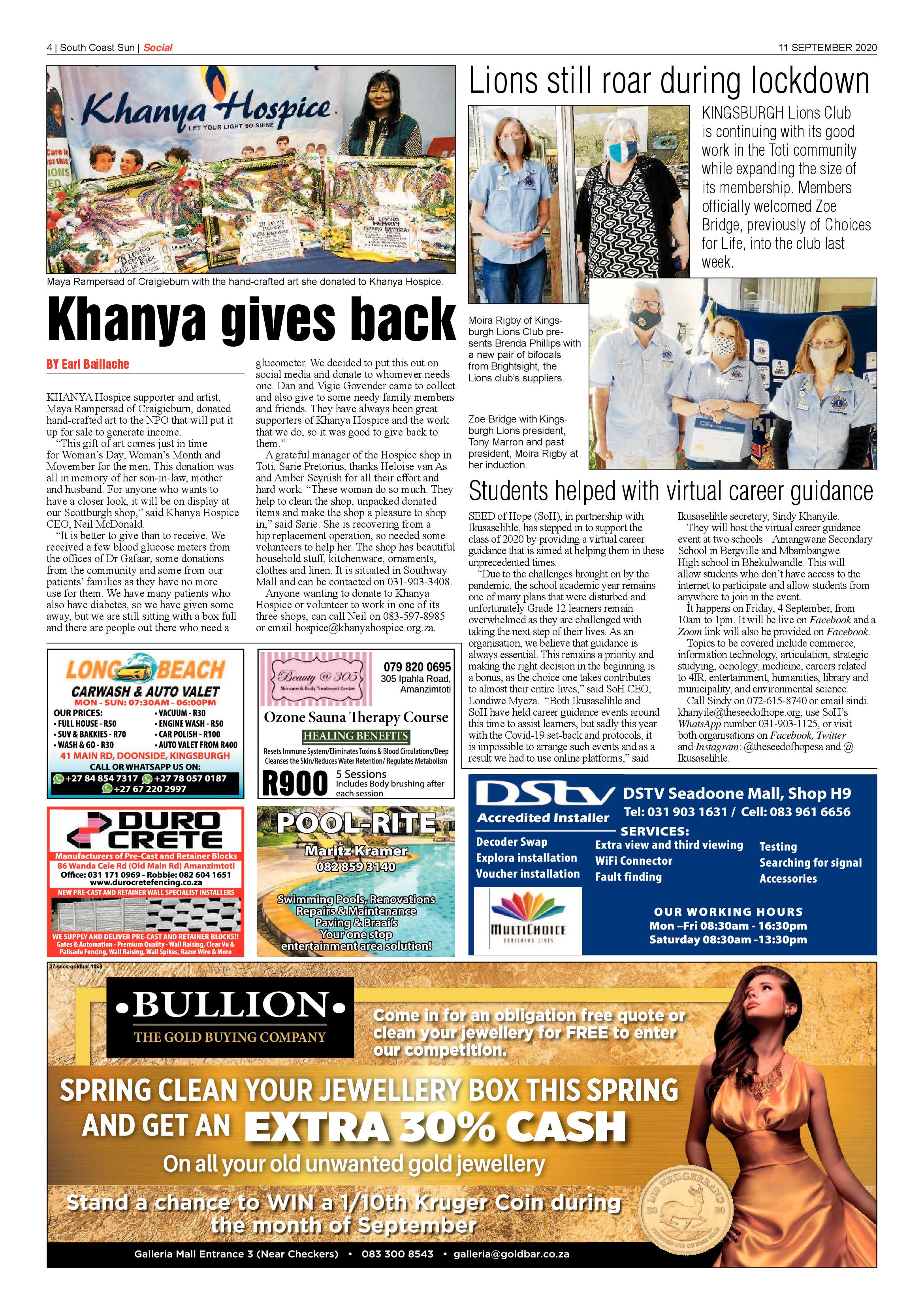 South Coast Sun 11 September 2020 page 4