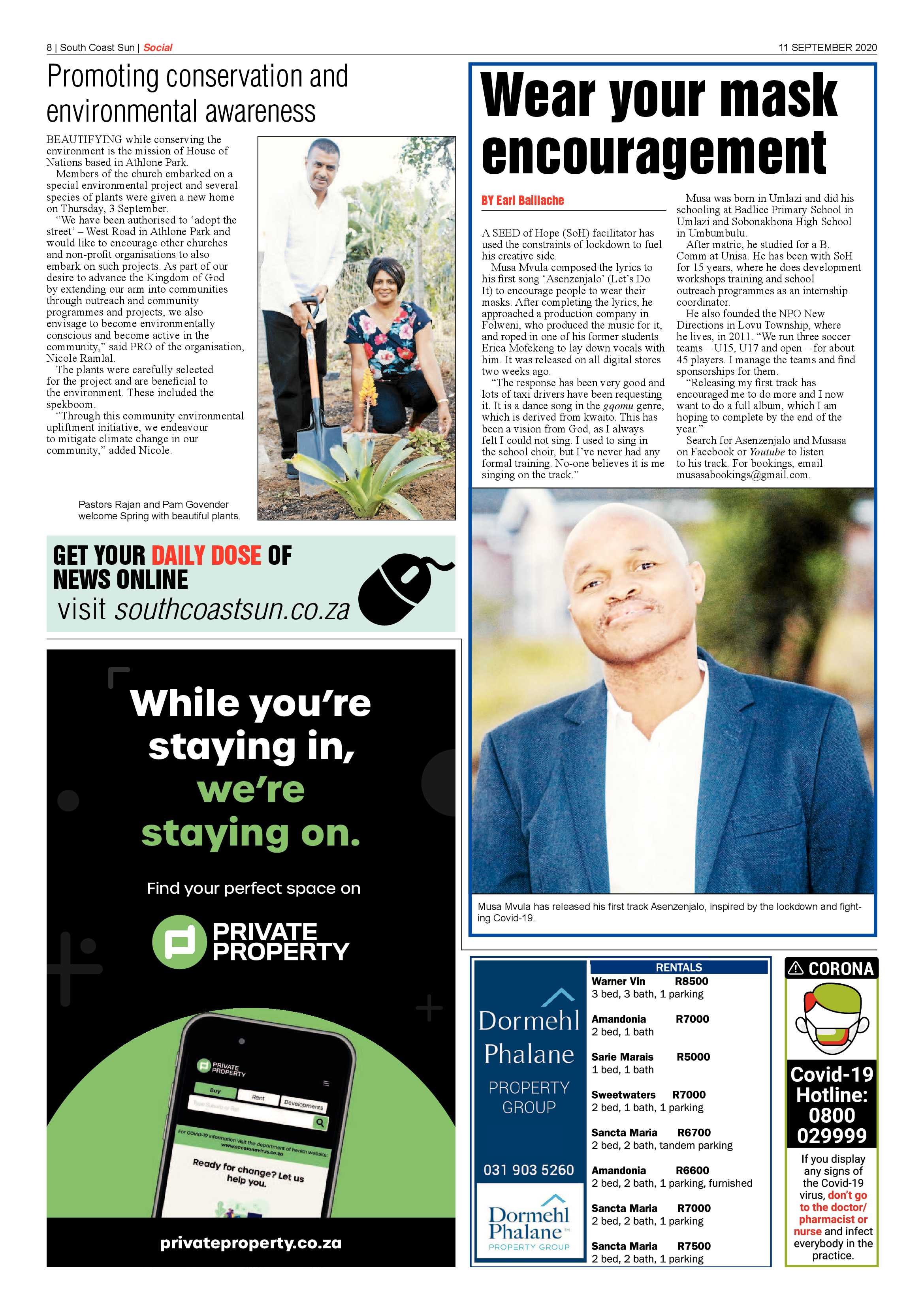 South Coast Sun 11 September 2020 page 8