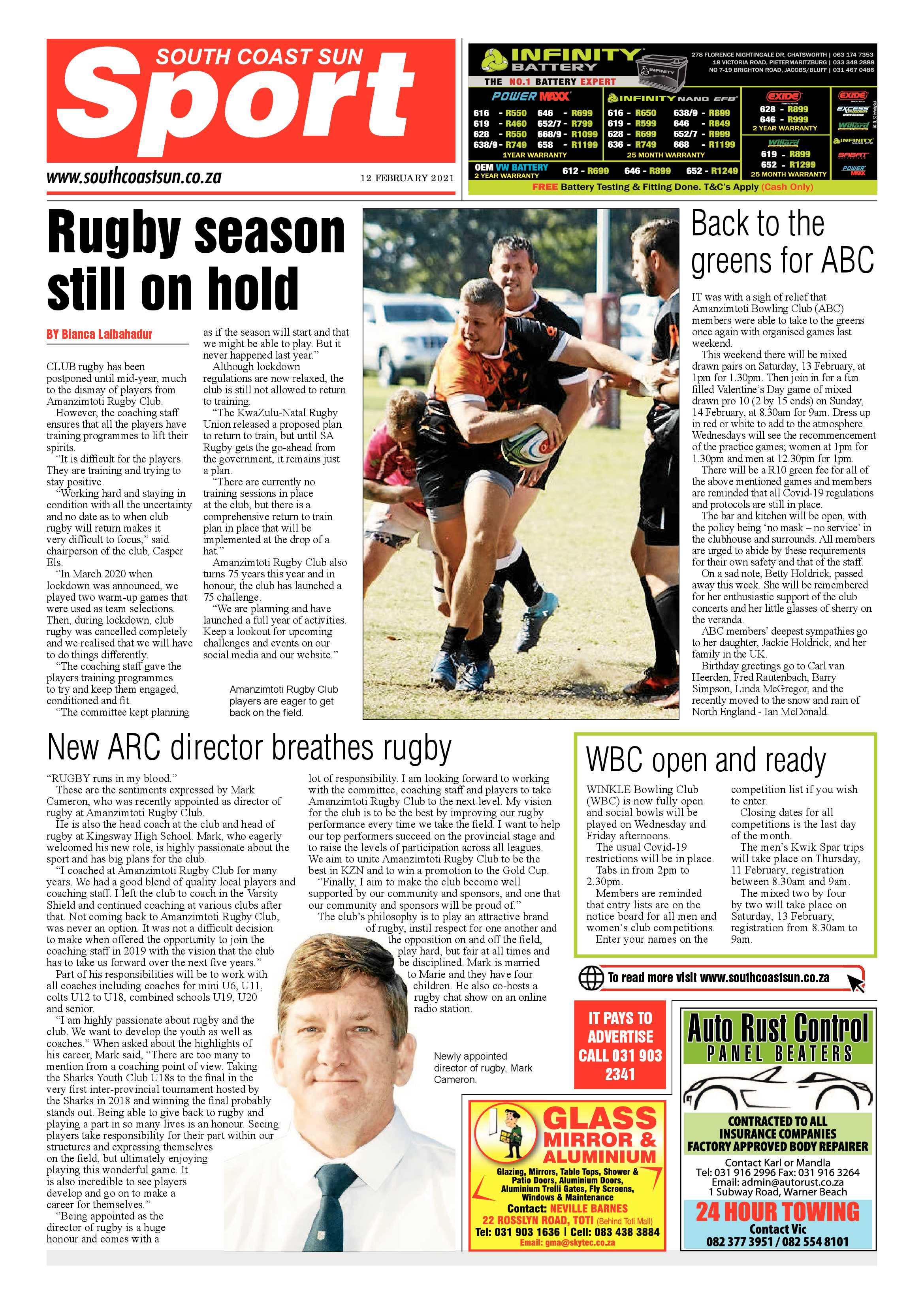 South Coast Sun 12 February 2021 page 12