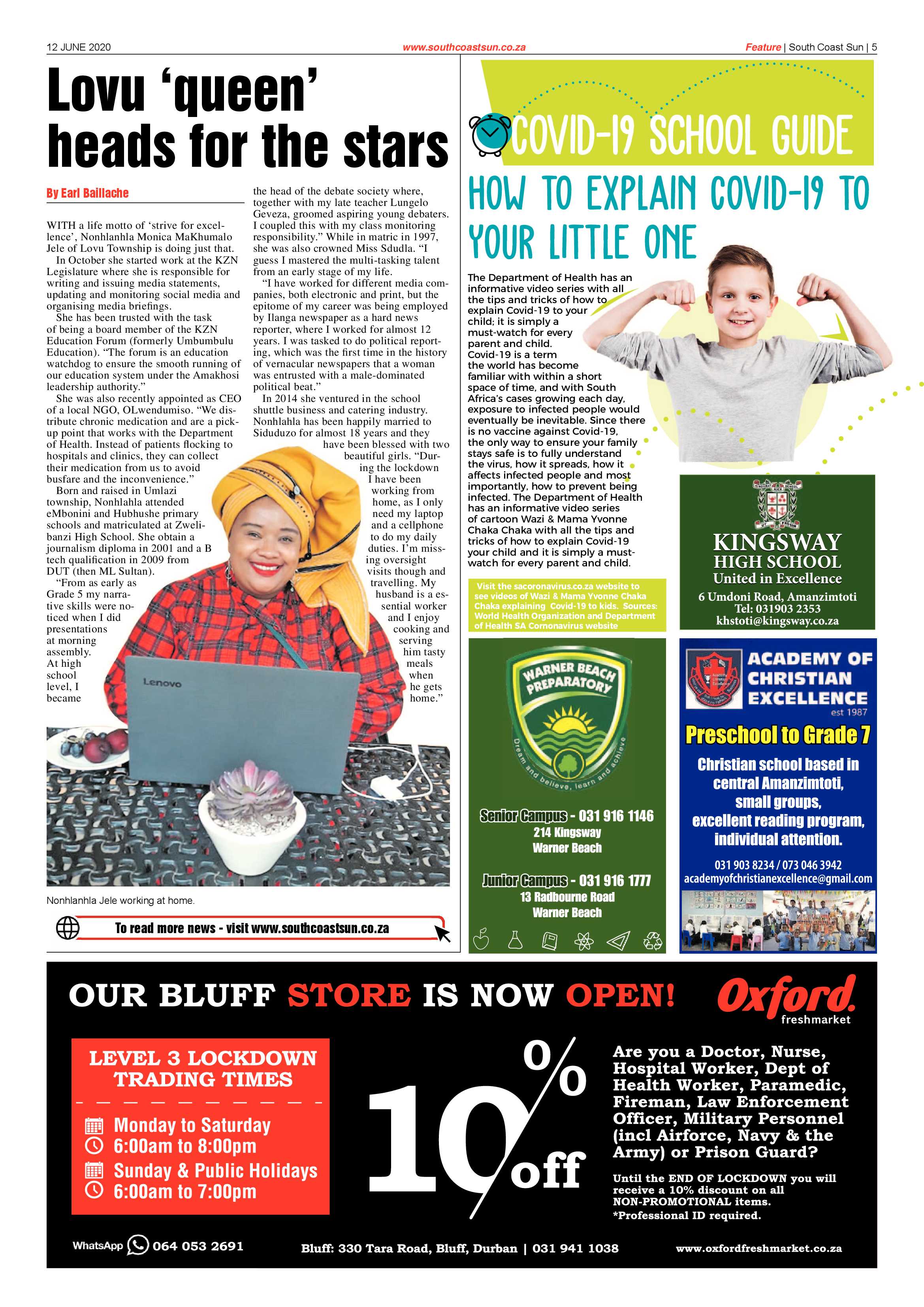 South Coast Sun 12 June 2020 page 5