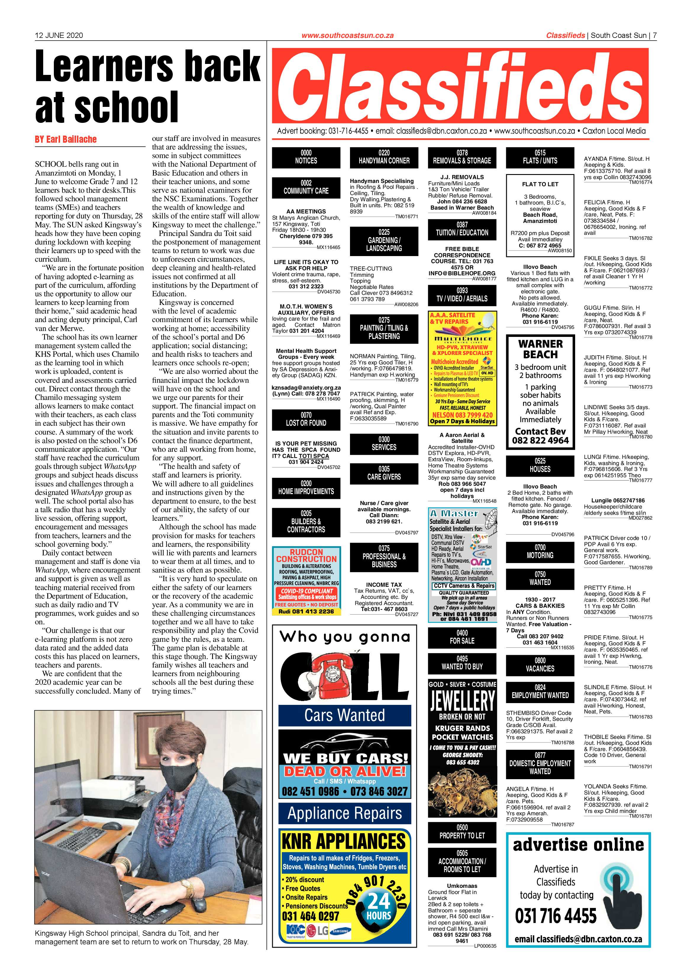 South Coast Sun 12 June 2020 page 7
