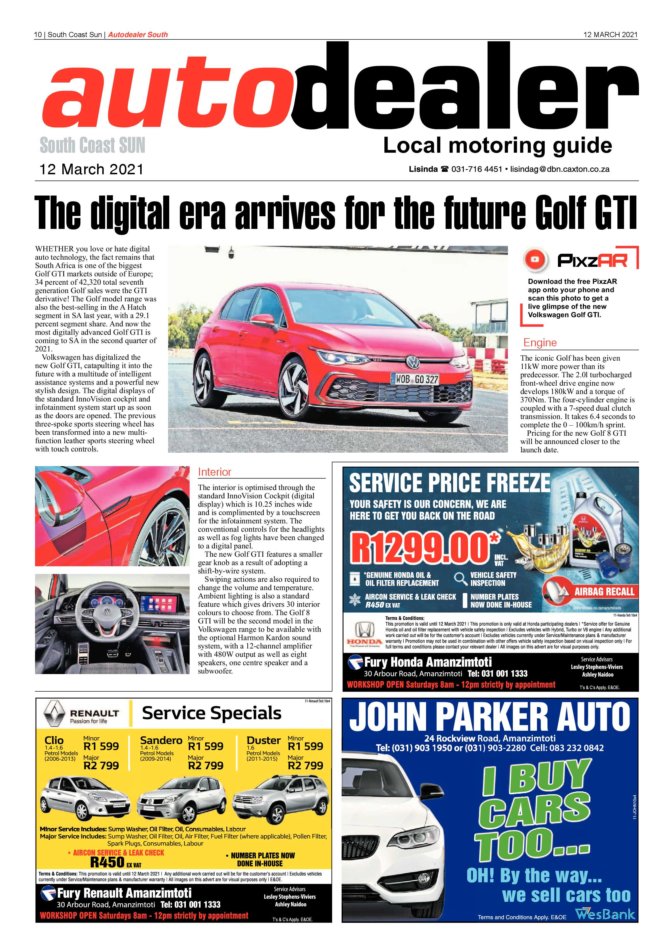 South Coast Sun 12 March 2021 page 10