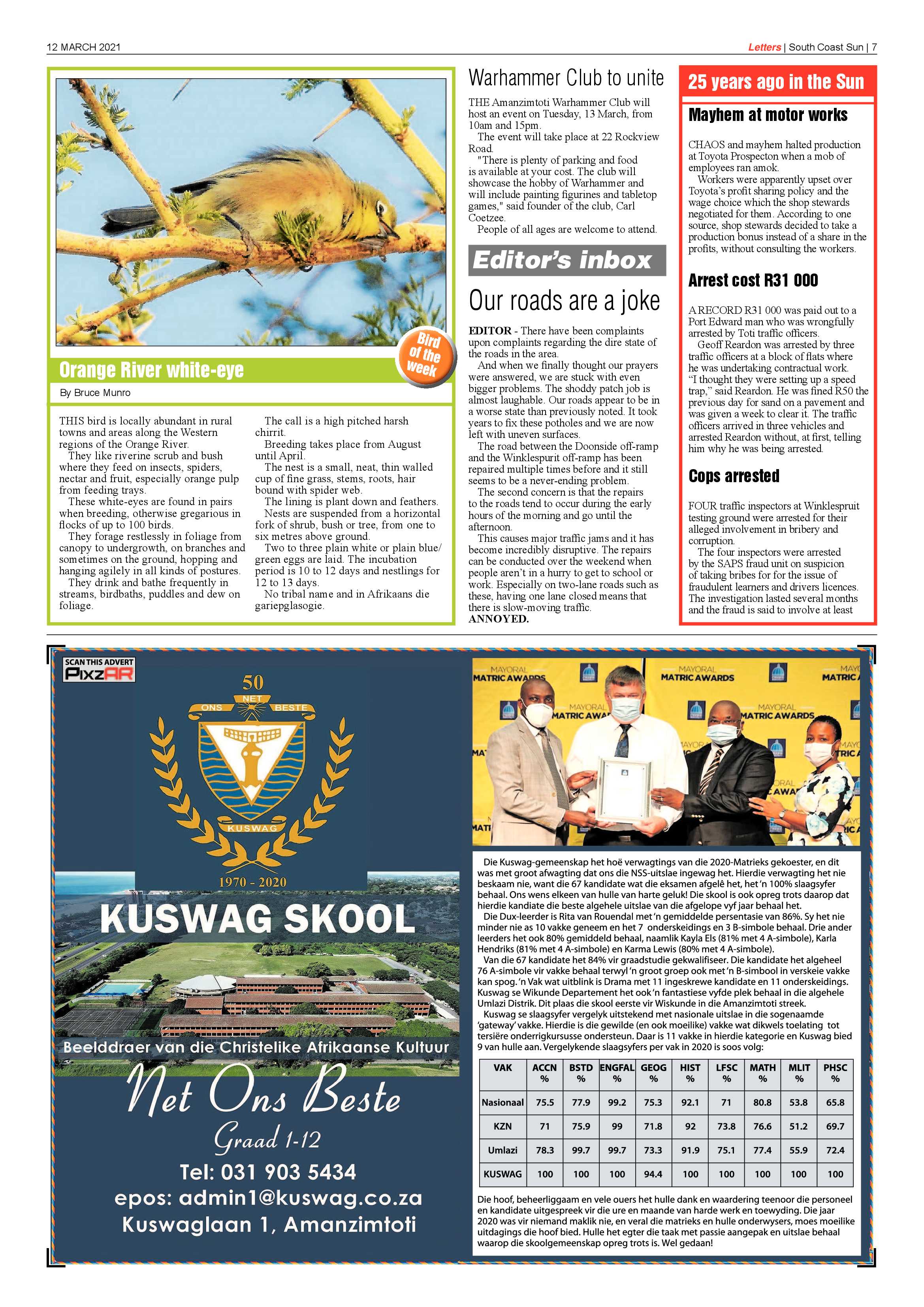 South Coast Sun 12 March 2021 page 7
