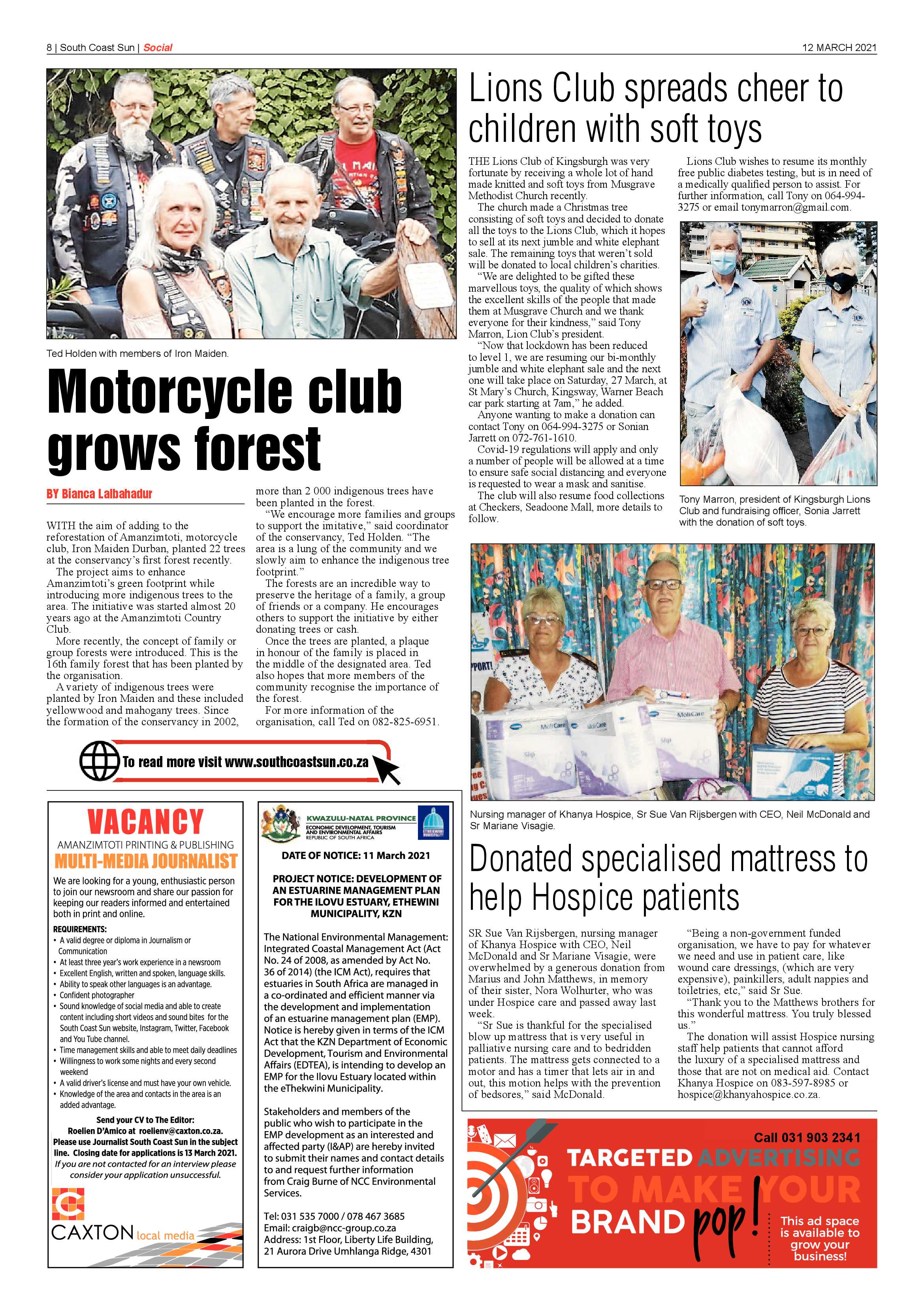 South Coast Sun 12 March 2021 page 8