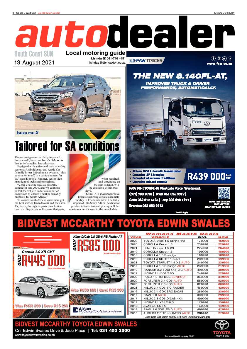 South Coast Sun 13 August  2021 page 6