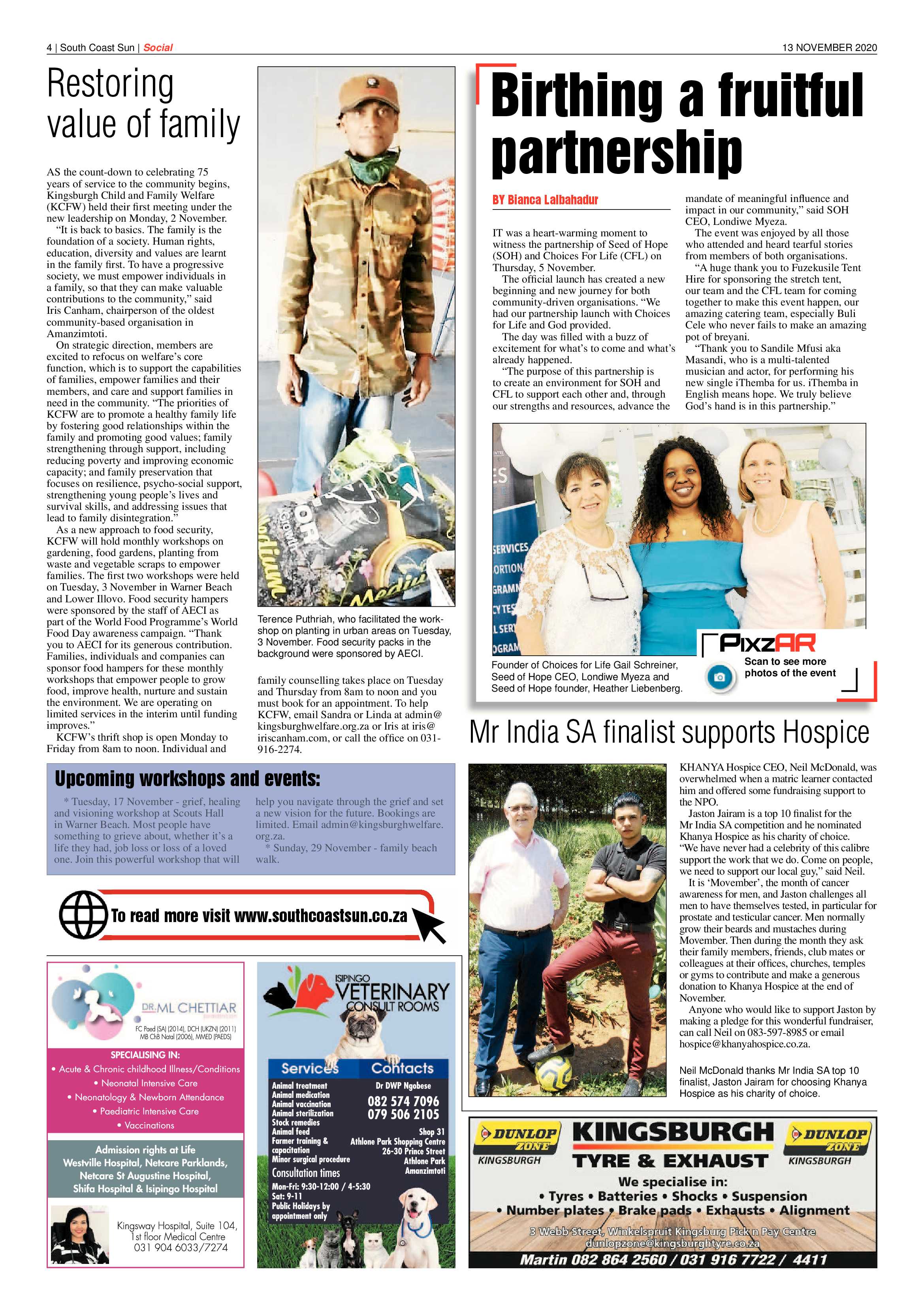 South Coast Sun 13 November 2020 page 4