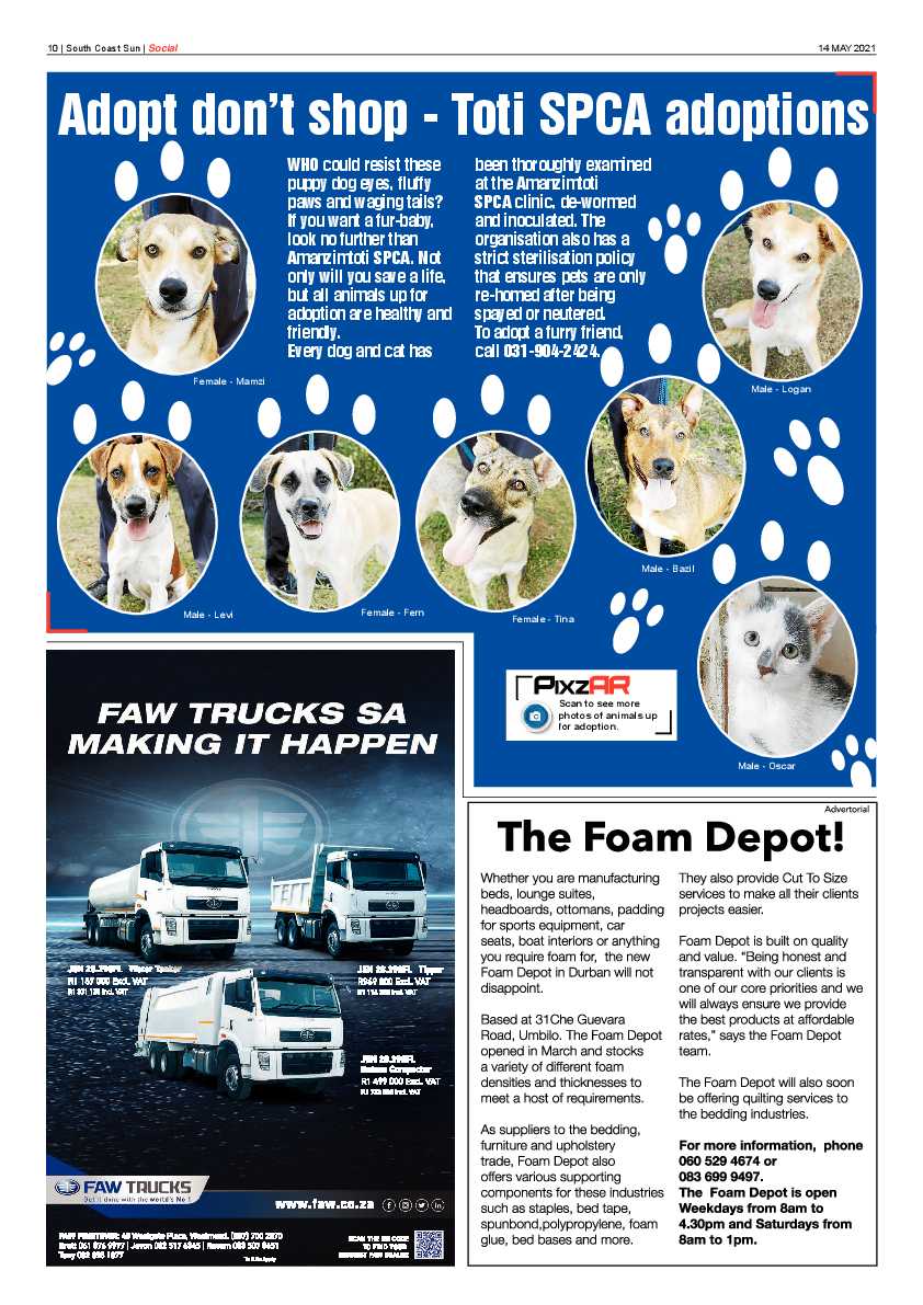 South Coast Sun 14 May 2021 page 10