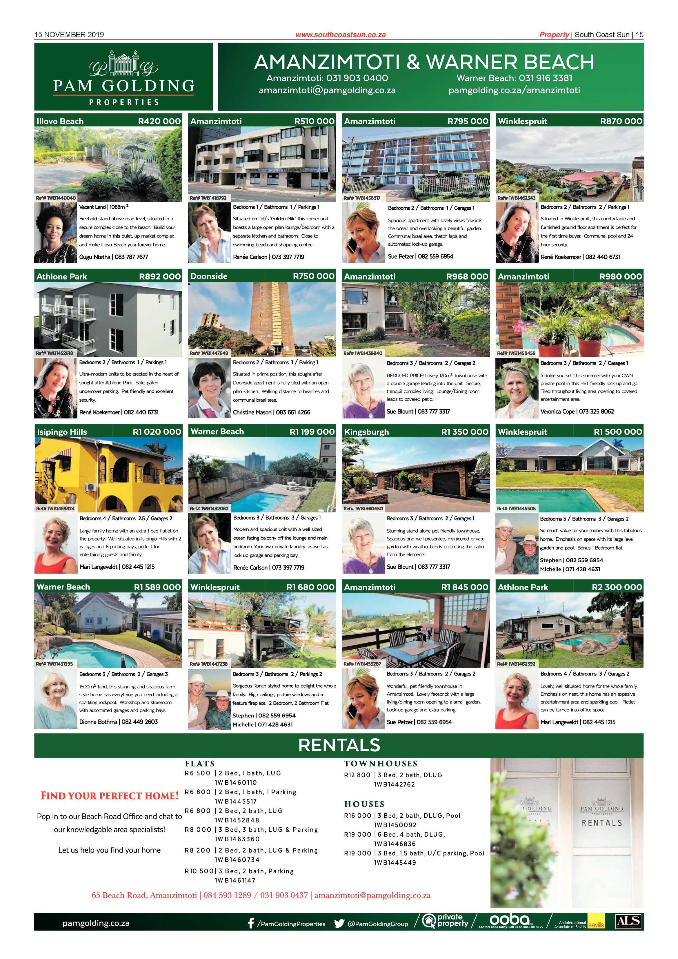 South Coast Sun 15 November 2019 page 15
