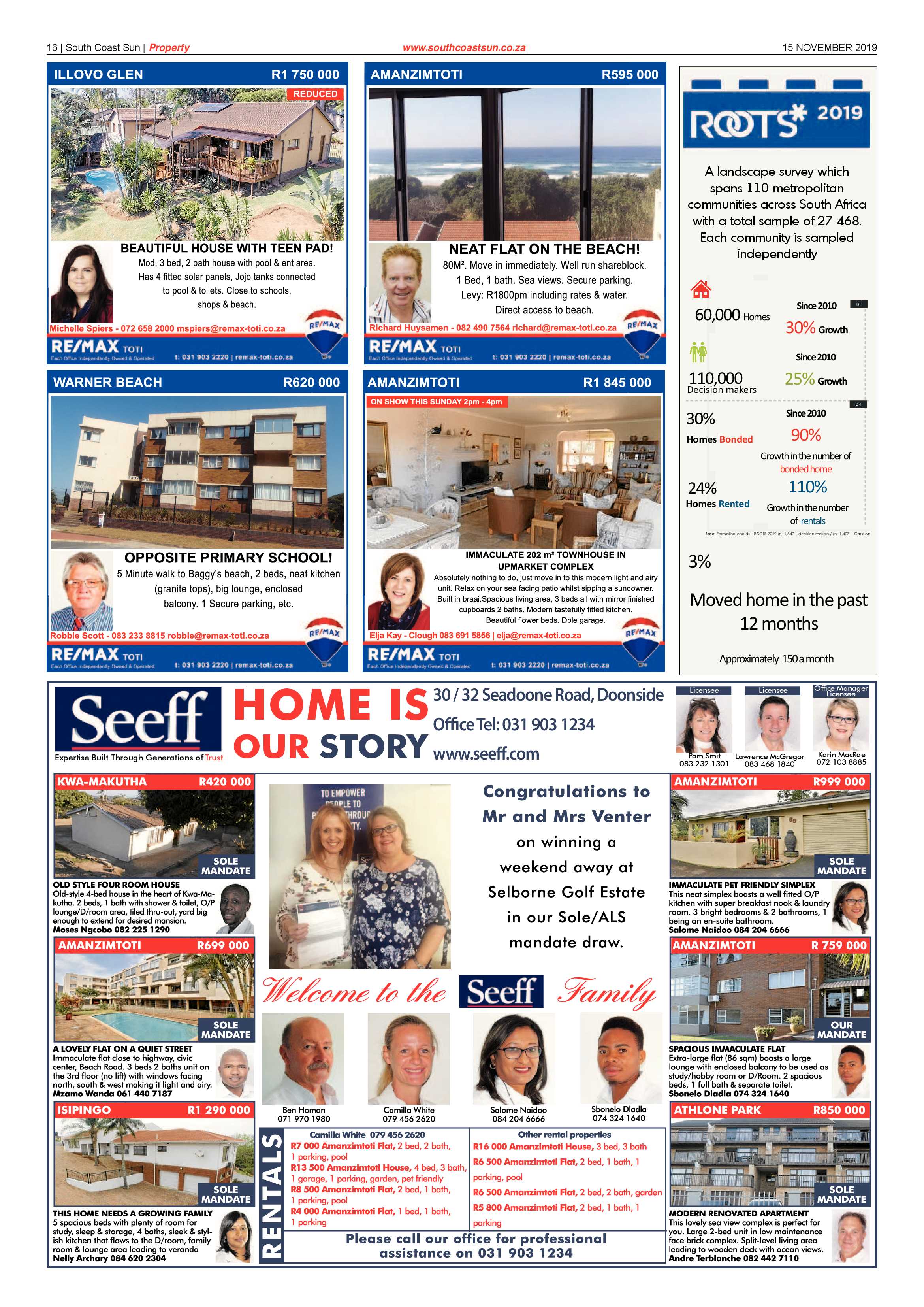 South Coast Sun 15 November 2019 page 16