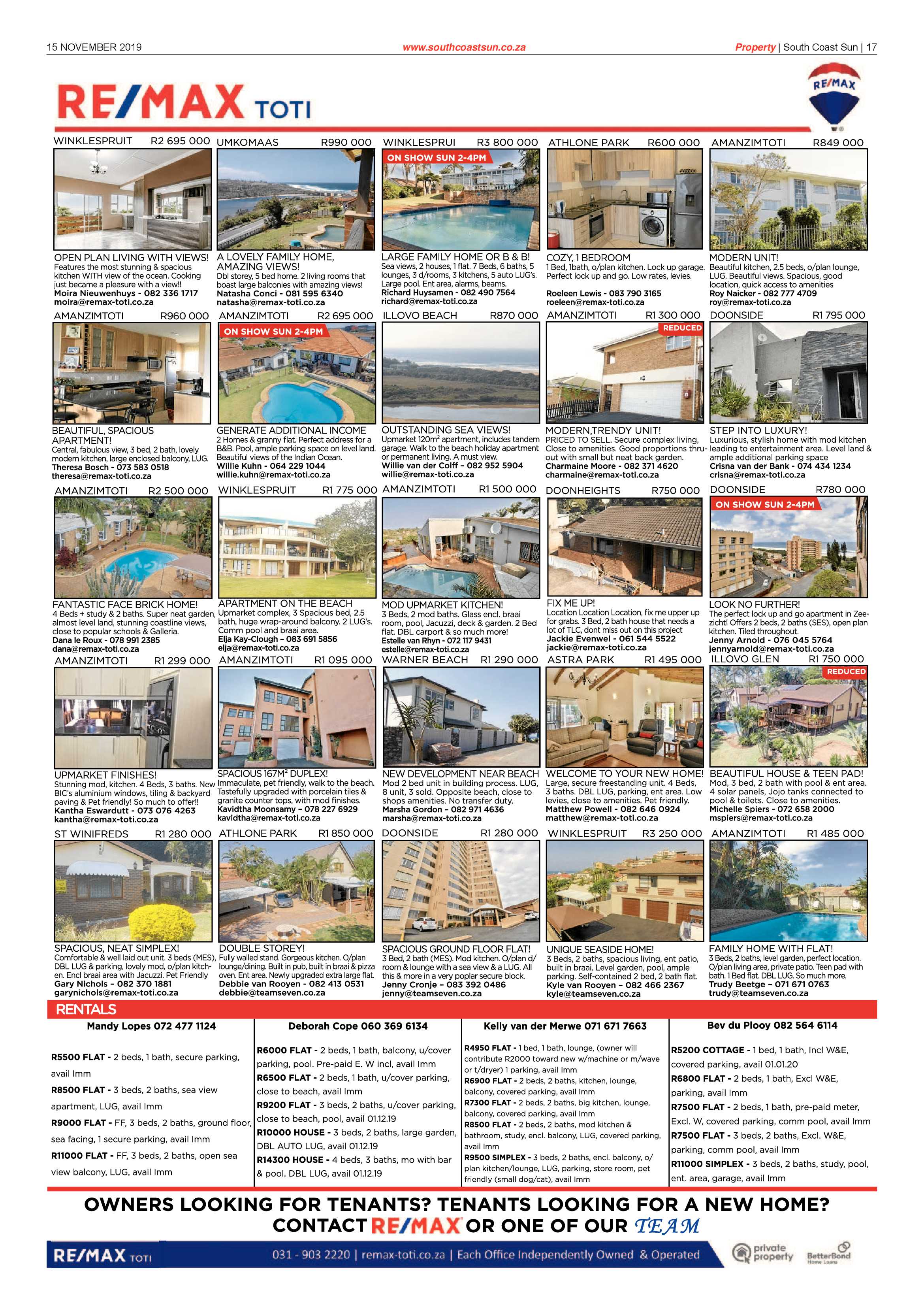 South Coast Sun 15 November 2019 page 17