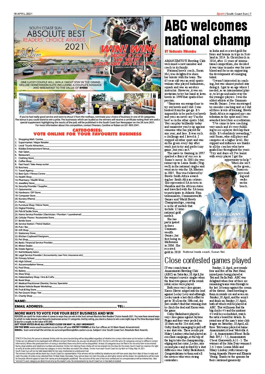 South Coast Sun 16 April 2021 page 7