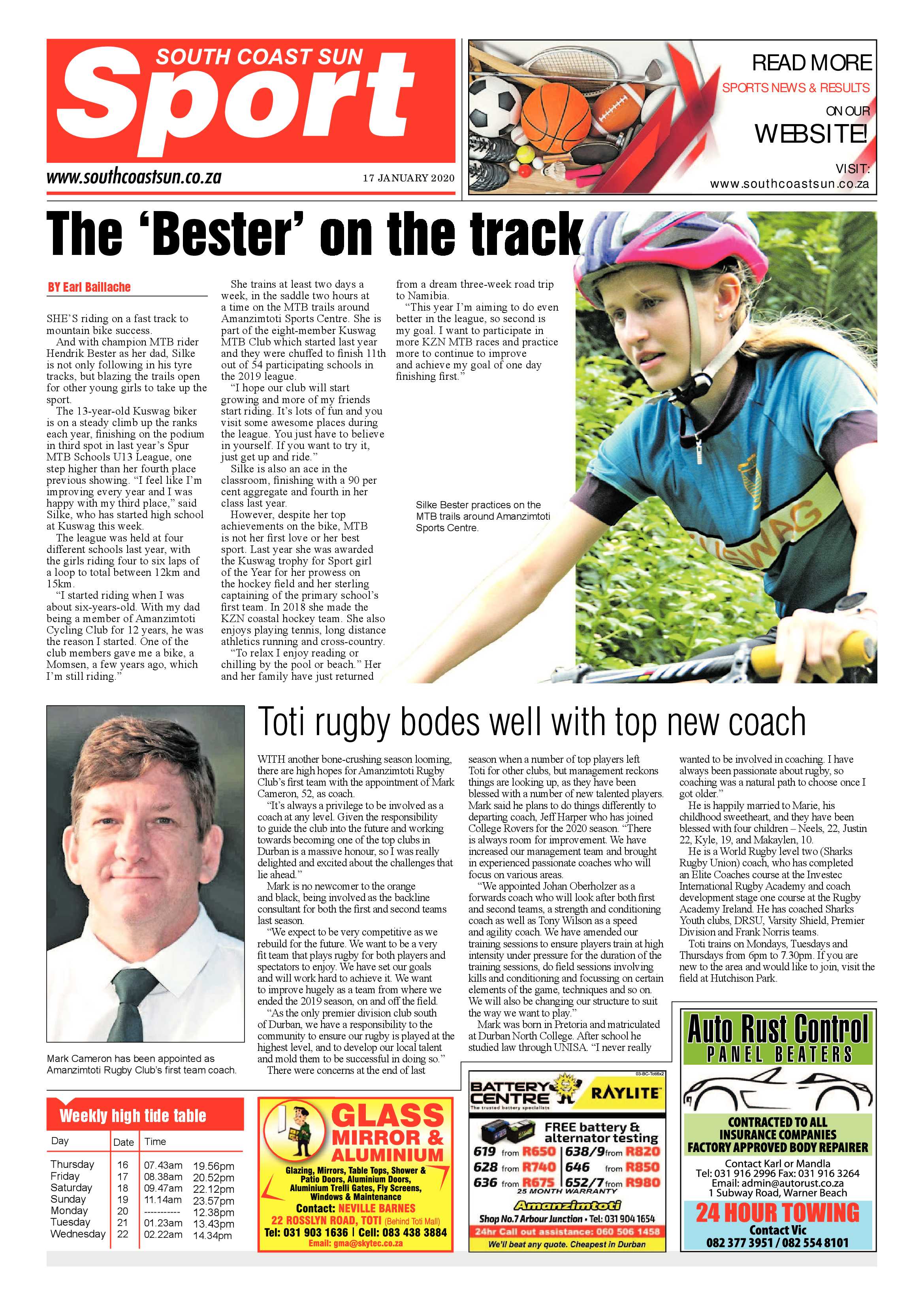 South Coast Sun 17 Januray 2020 page 20