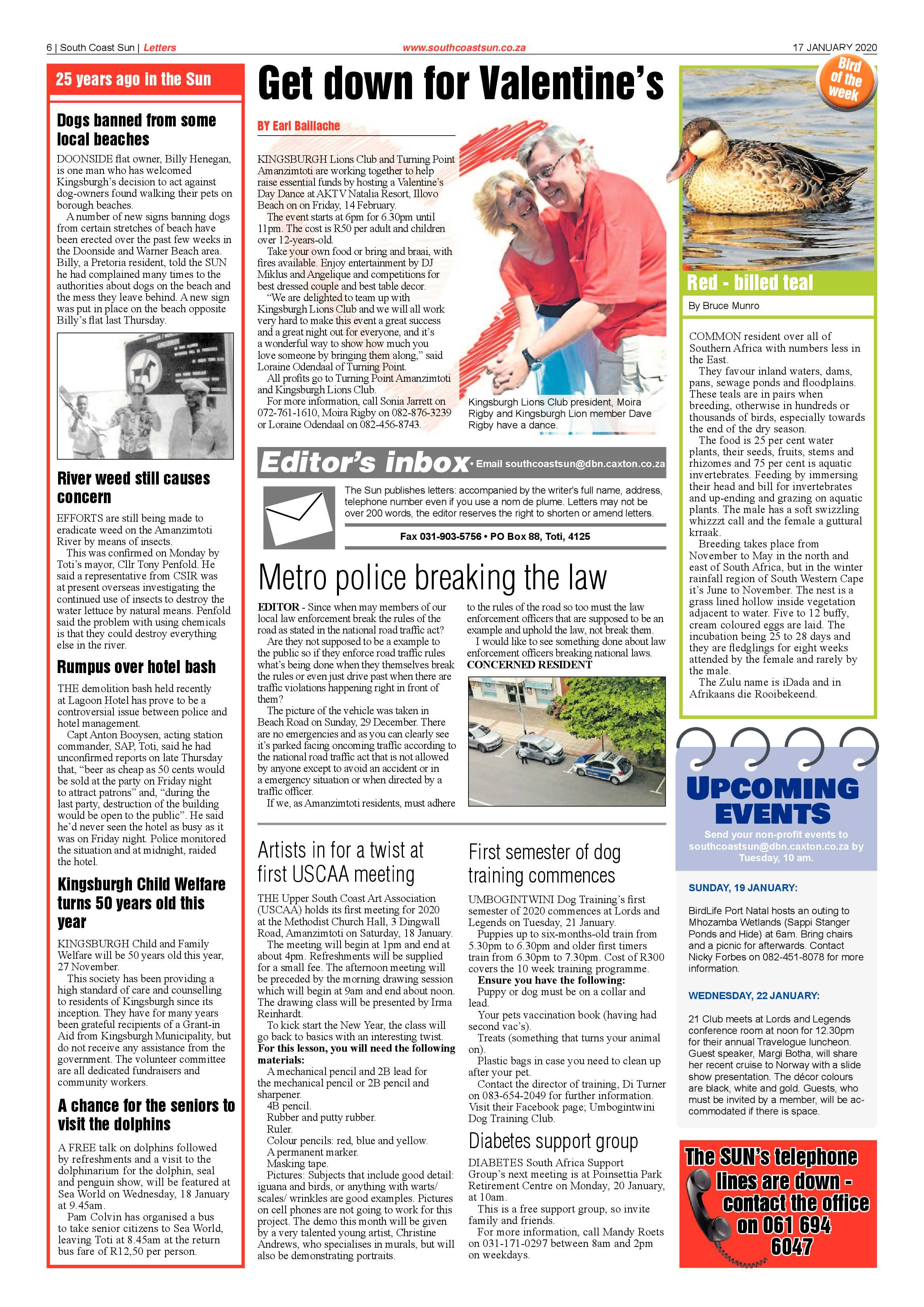 South Coast Sun 17 Januray 2020 page 6
