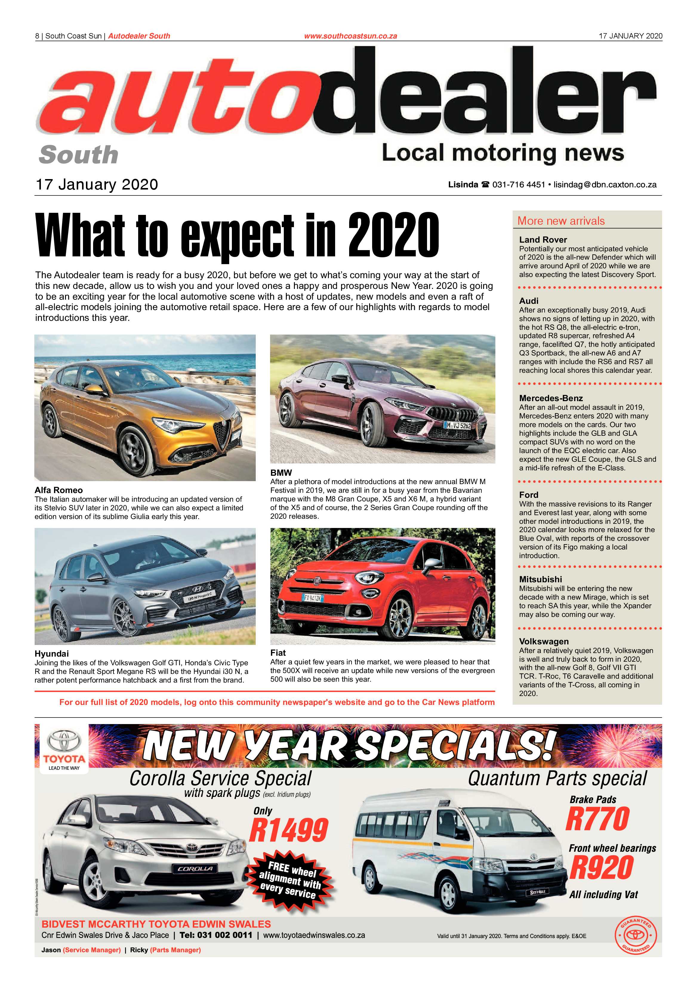 South Coast Sun 17 Januray 2020 page 8