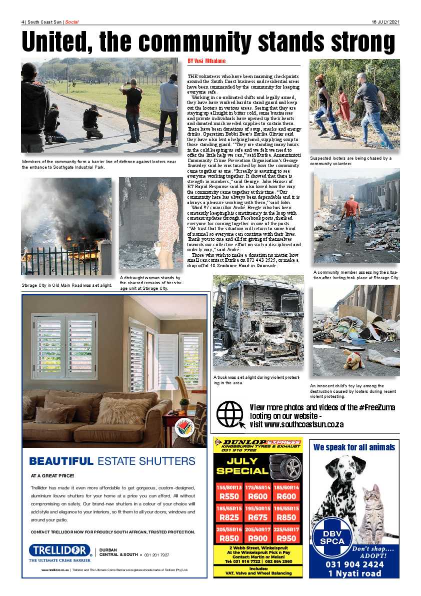 South Coast Sun 16 July 2021 page 4