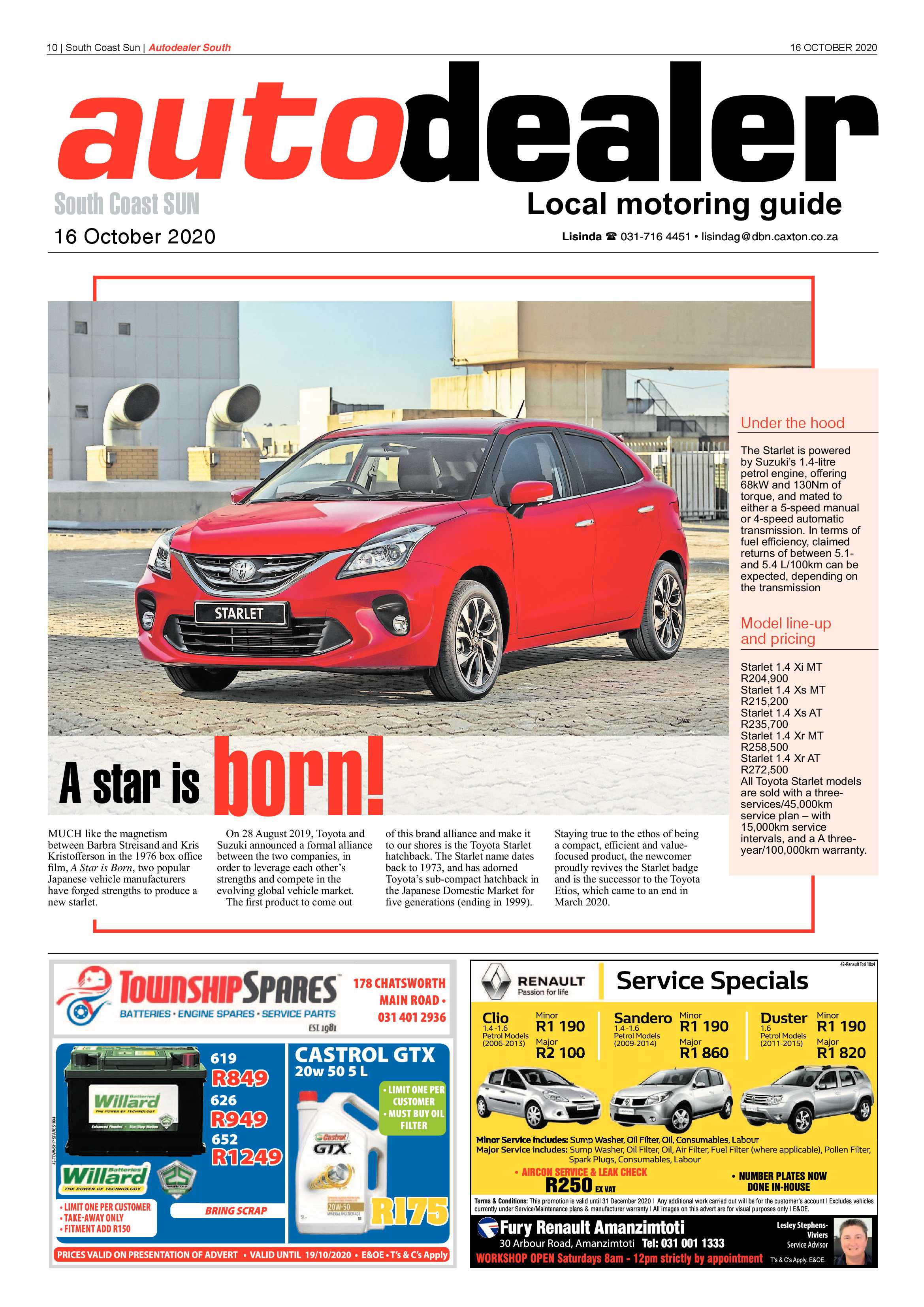 South Coast Sun 16 October 2020 page 10