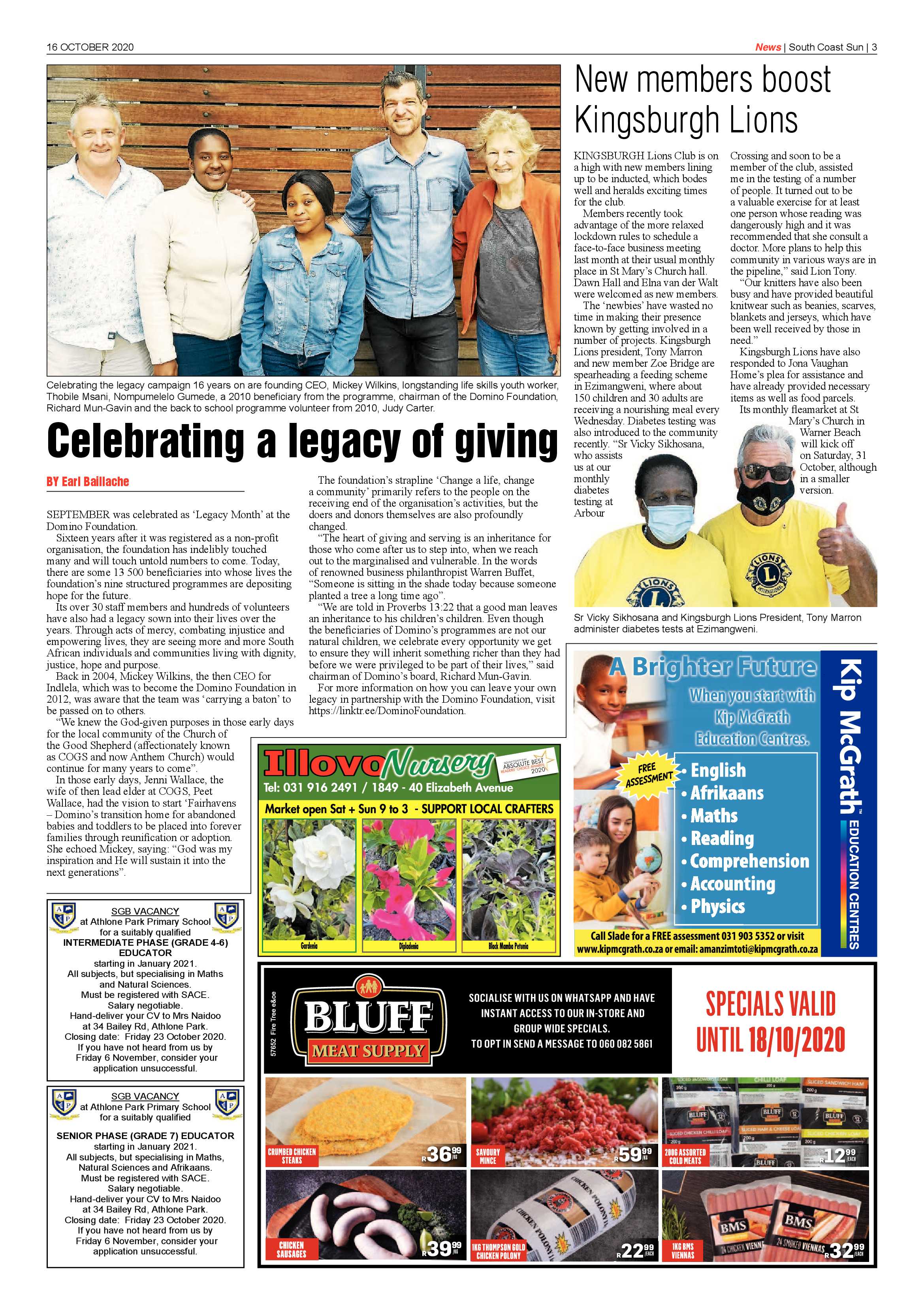 South Coast Sun 16 October 2020 page 3