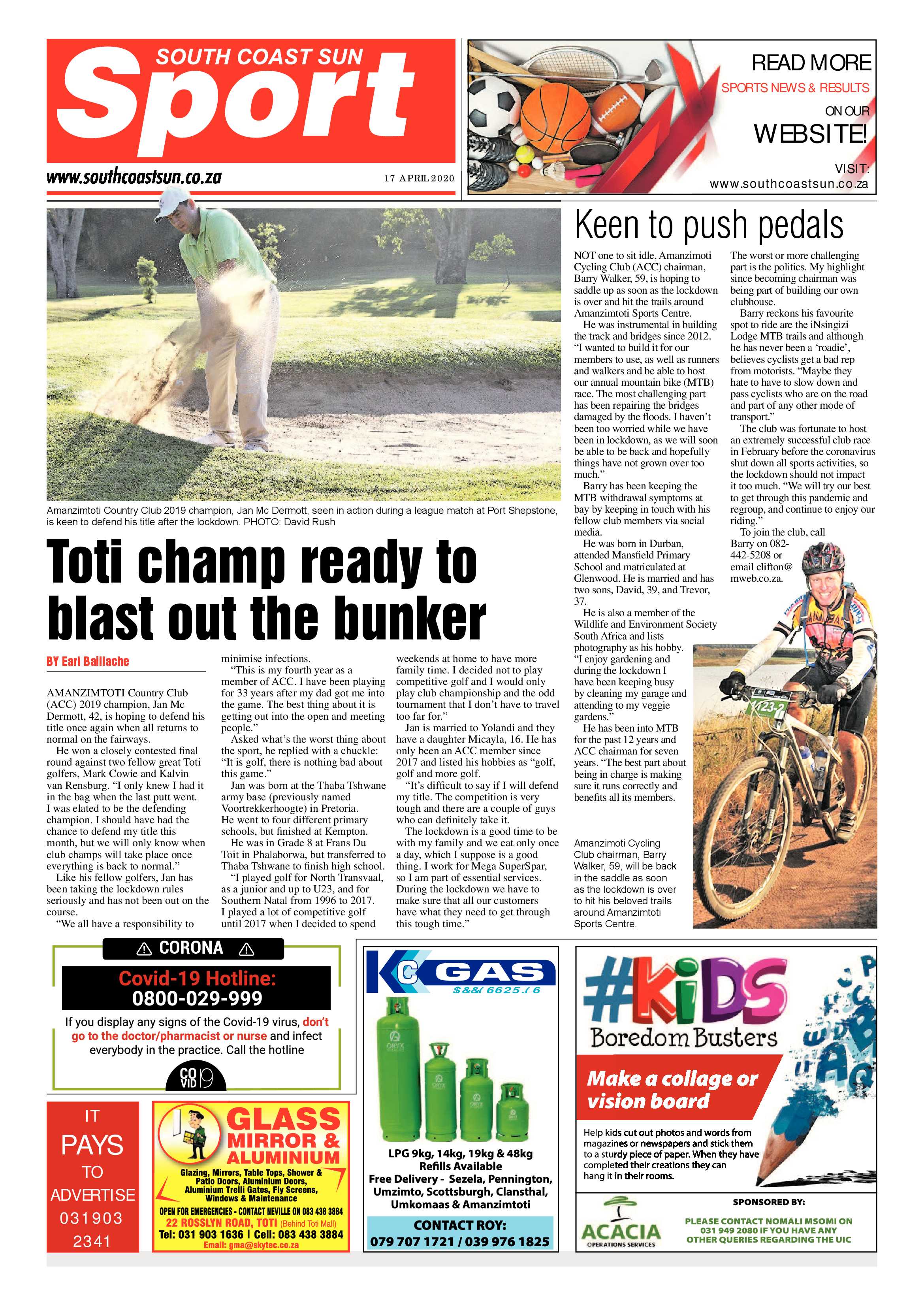 South Coast Sun 17 April 2020 page 8